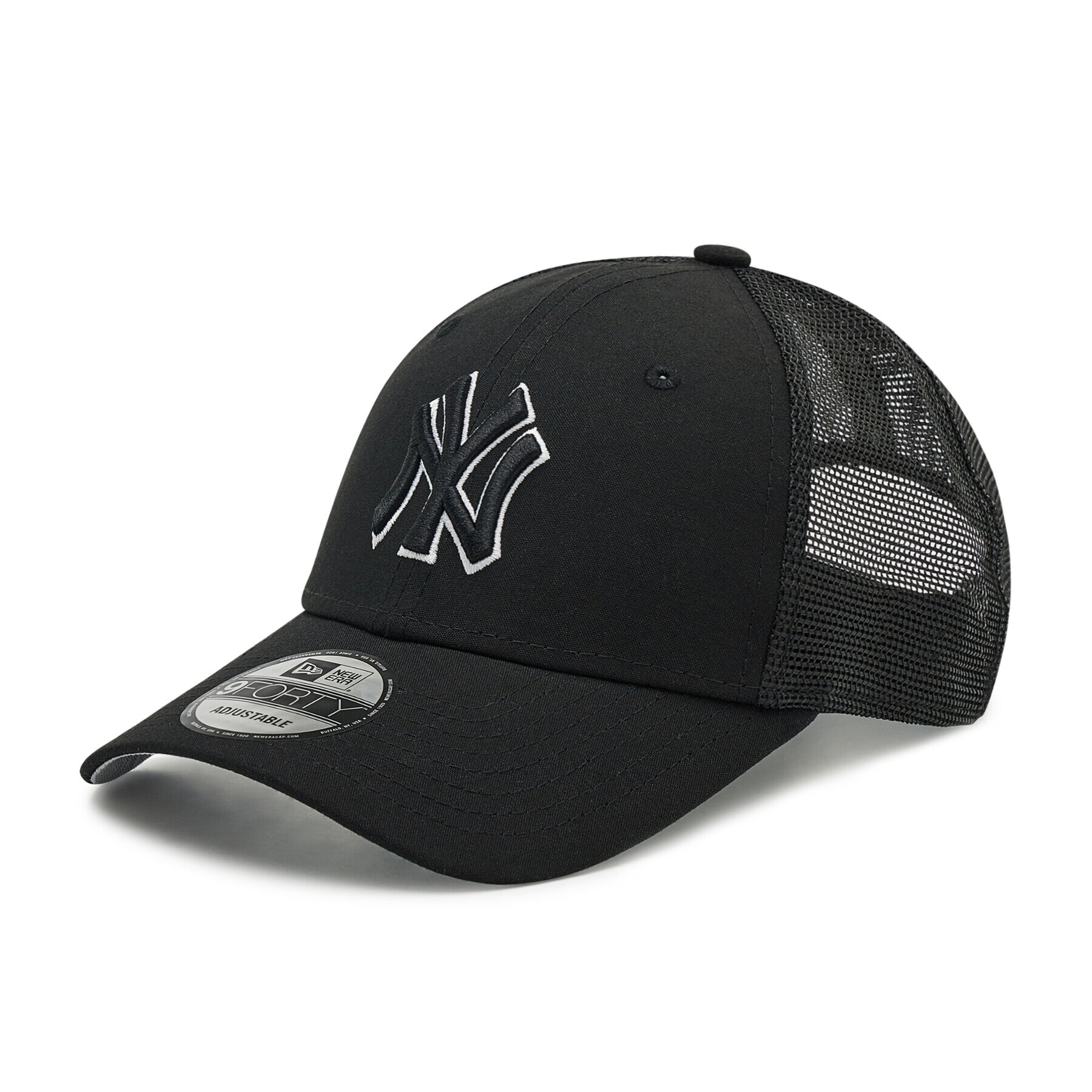 New Era Шапка с козирка New York Yankees Home Field 9Forty A-Frame Trucker 60222302 Черен - Pepit.bg