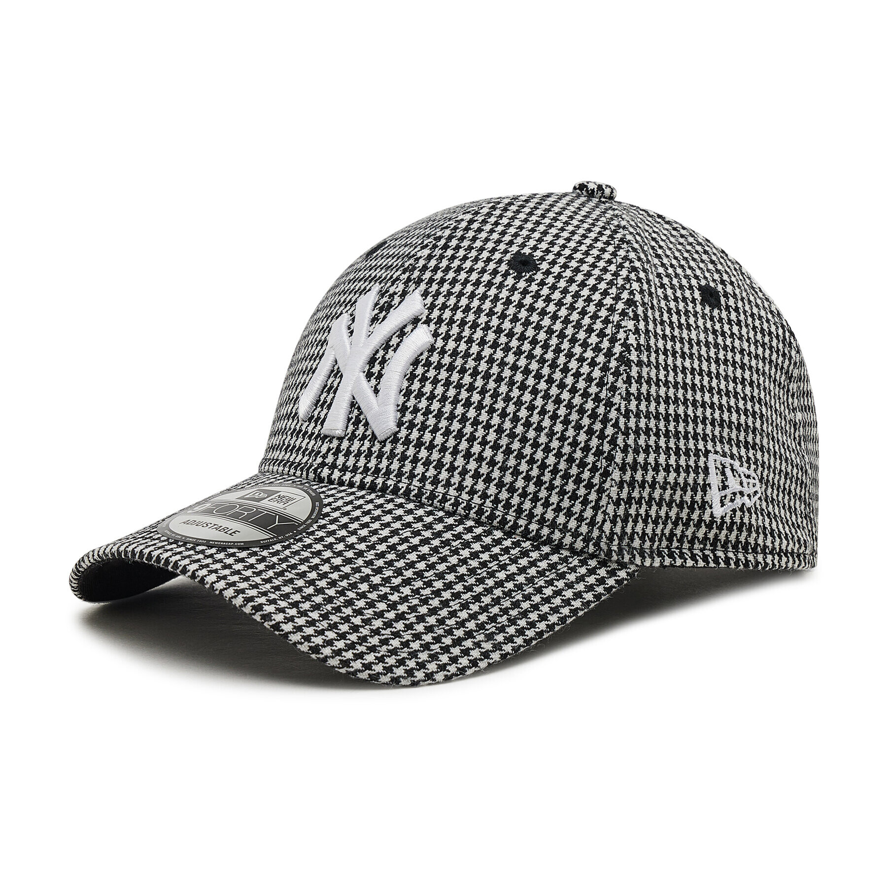 New Era Шапка с козирка New York Yankees Houndstooth 9Forty 60184656 Черен - Pepit.bg