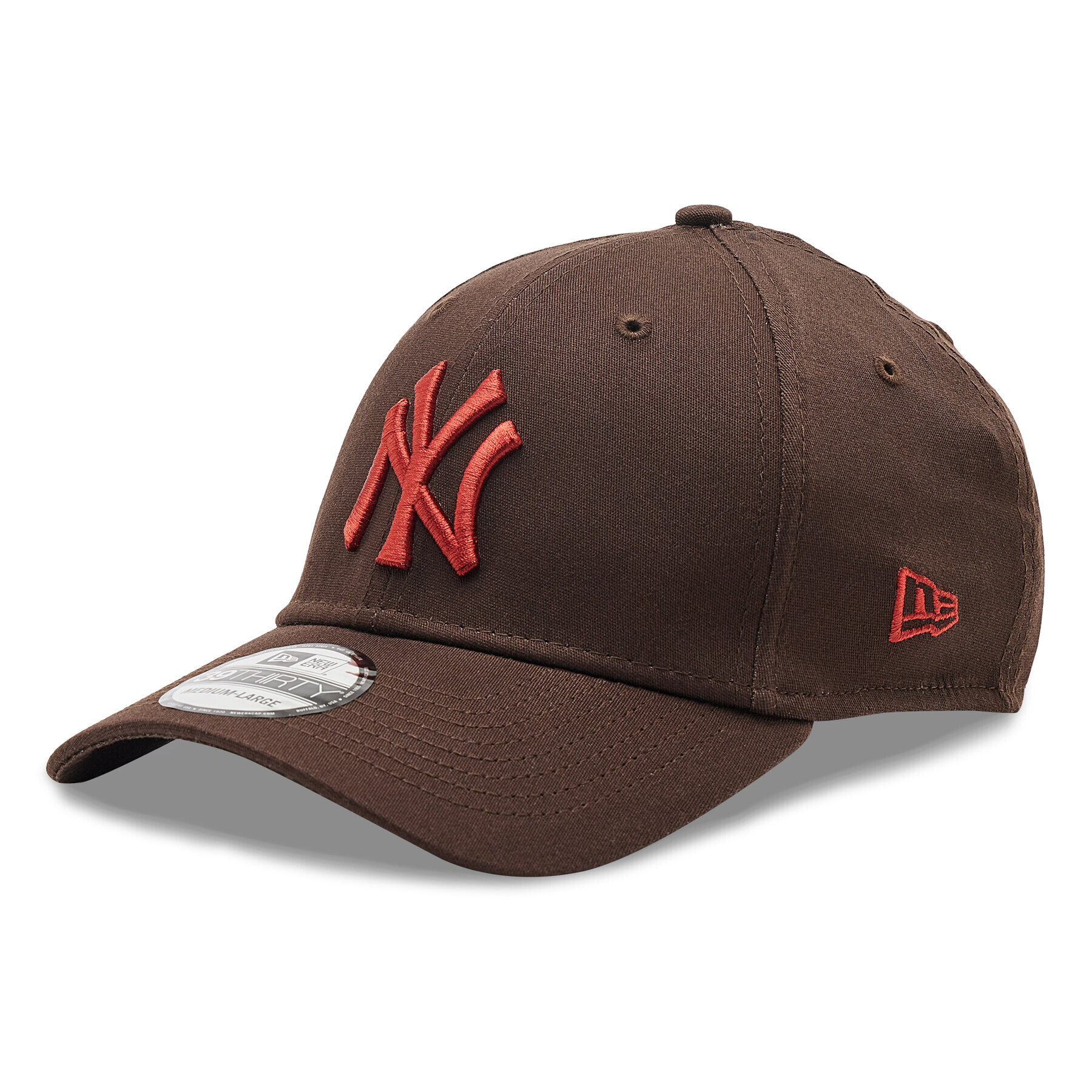 New Era Шапка с козирка New York Yankees League Essential 39Thirty 60284930 Кафяв - Pepit.bg