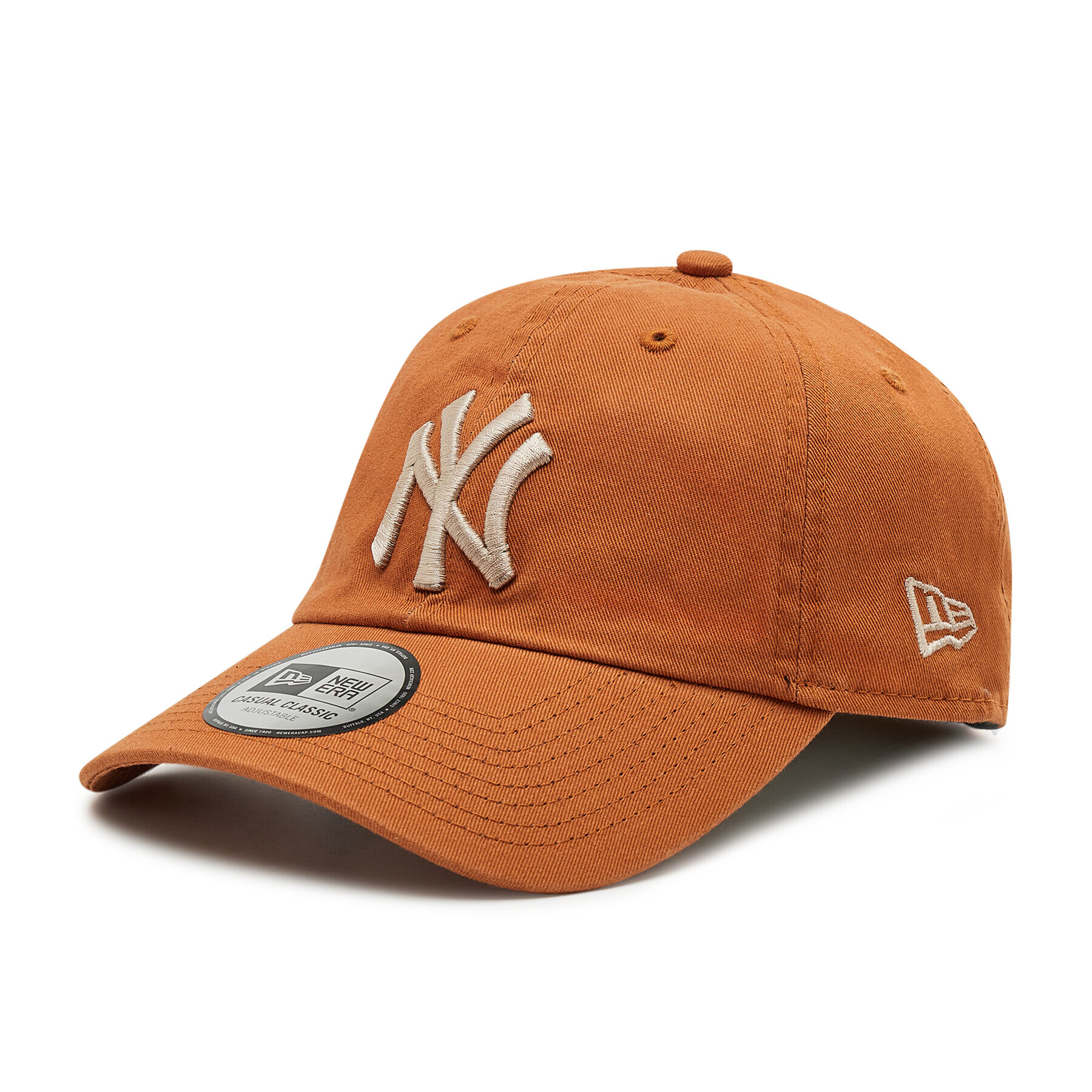 New Era Шапка с козирка New York Yankees League Essential Casual Classic 60222519 Кафяв - Pepit.bg