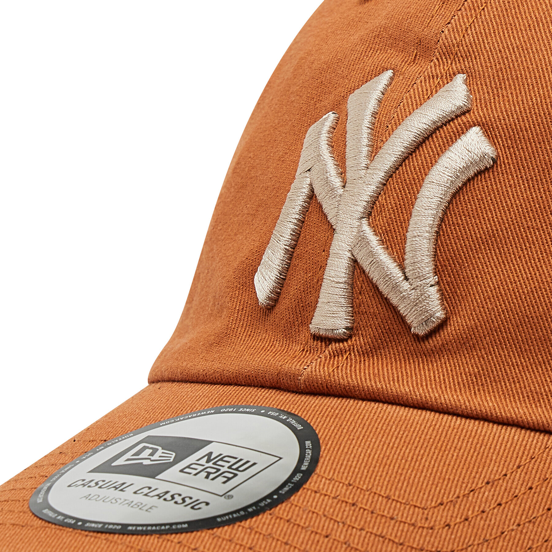 New Era Шапка с козирка New York Yankees League Essential Casual Classic 60222519 Кафяв - Pepit.bg