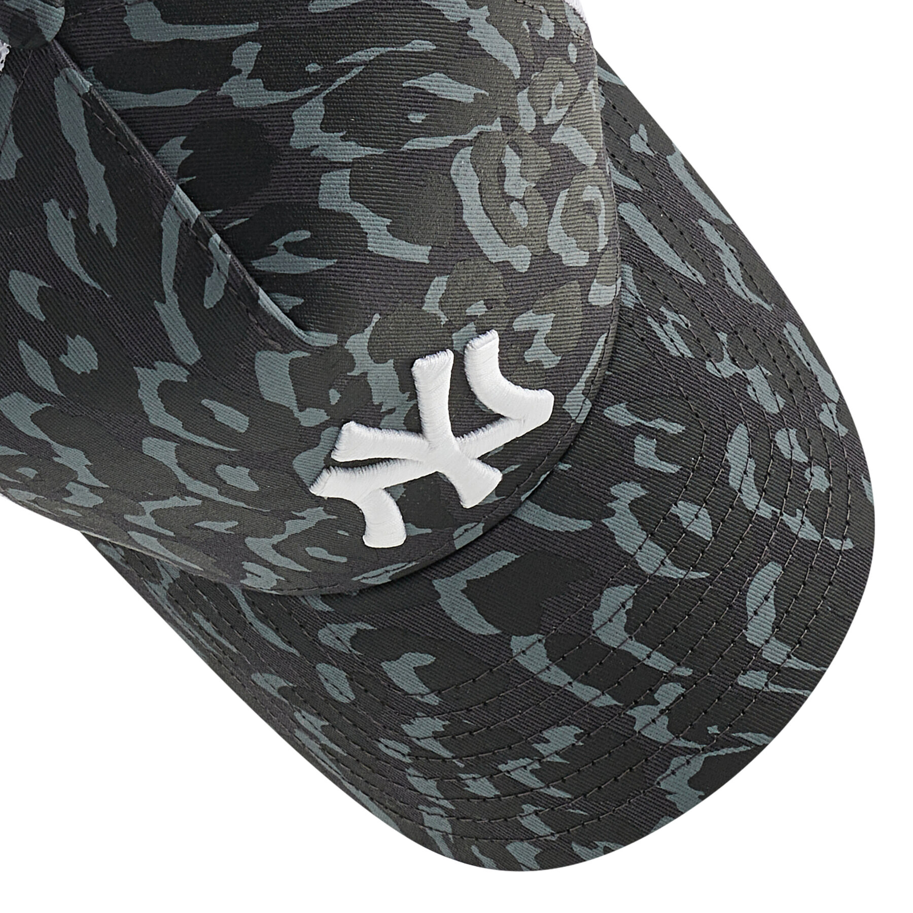 New Era Шапка с козирка New York Yankees Leopard Print A-Frame Trucker 60222318 Сив - Pepit.bg