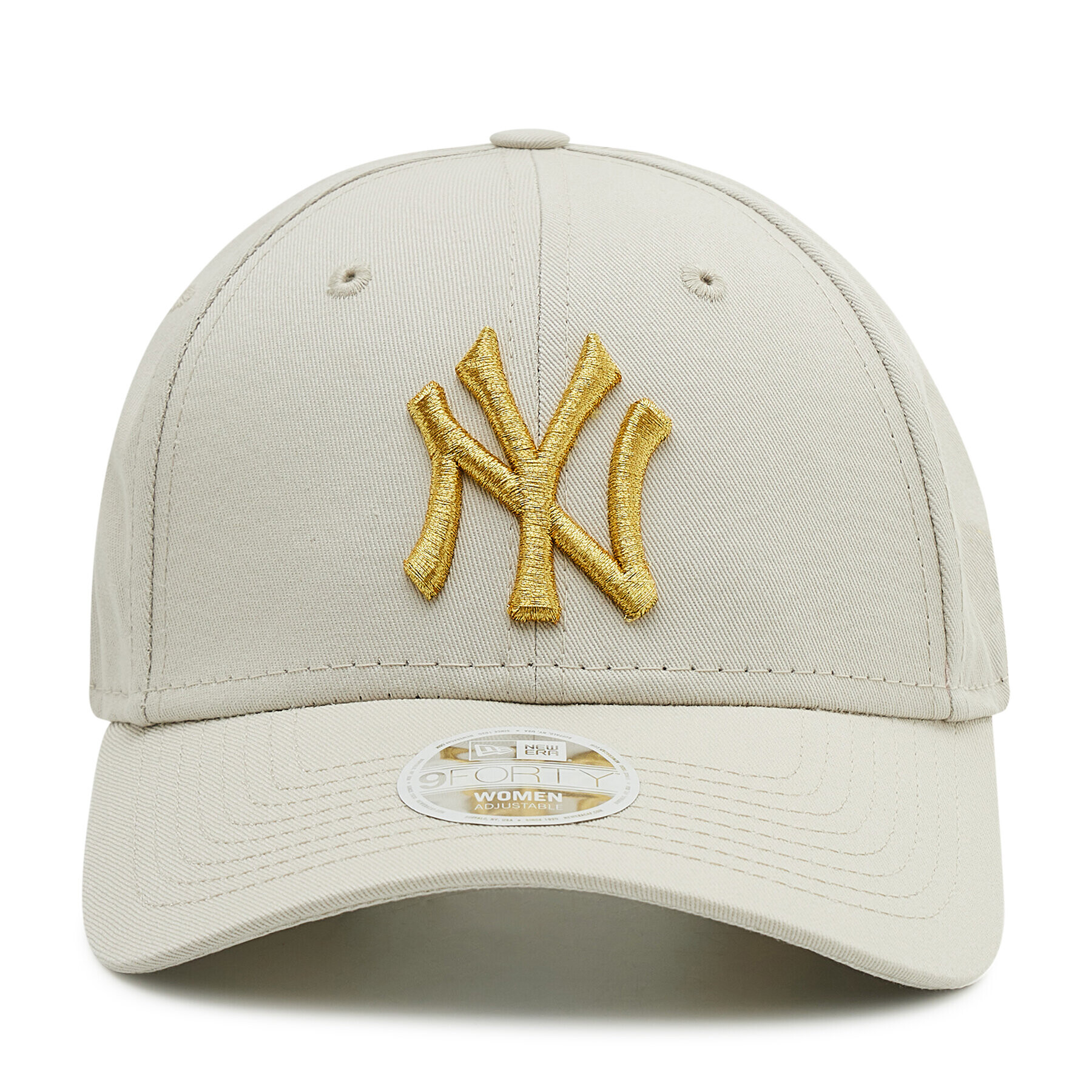 New Era Шапка с козирка New York Yankees Metallic 60222491 Бежов - Pepit.bg