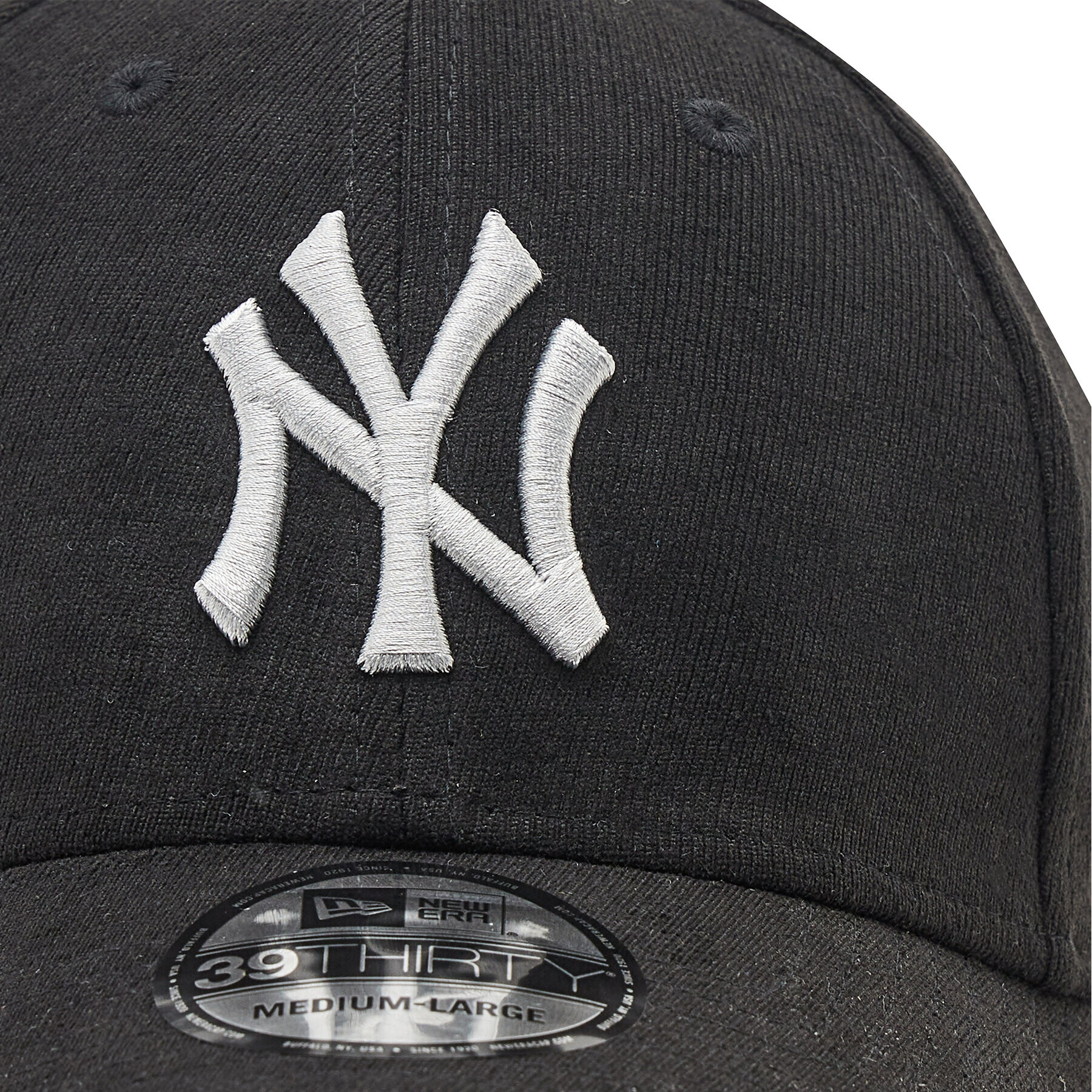 New Era Шапка с козирка New York Yankees Mlb Team Logo 39Thirty 60284915 Черен - Pepit.bg