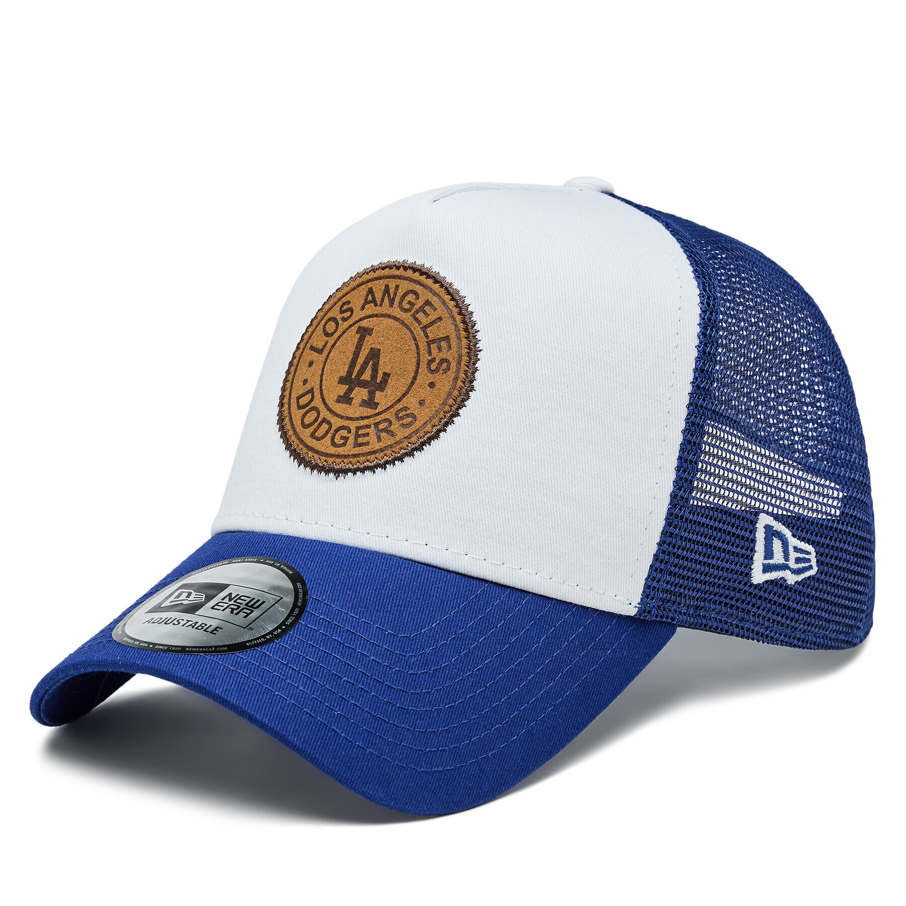 New Era Шапка Team Patch Trucker La Dodgers 60364264 Бял - Pepit.bg