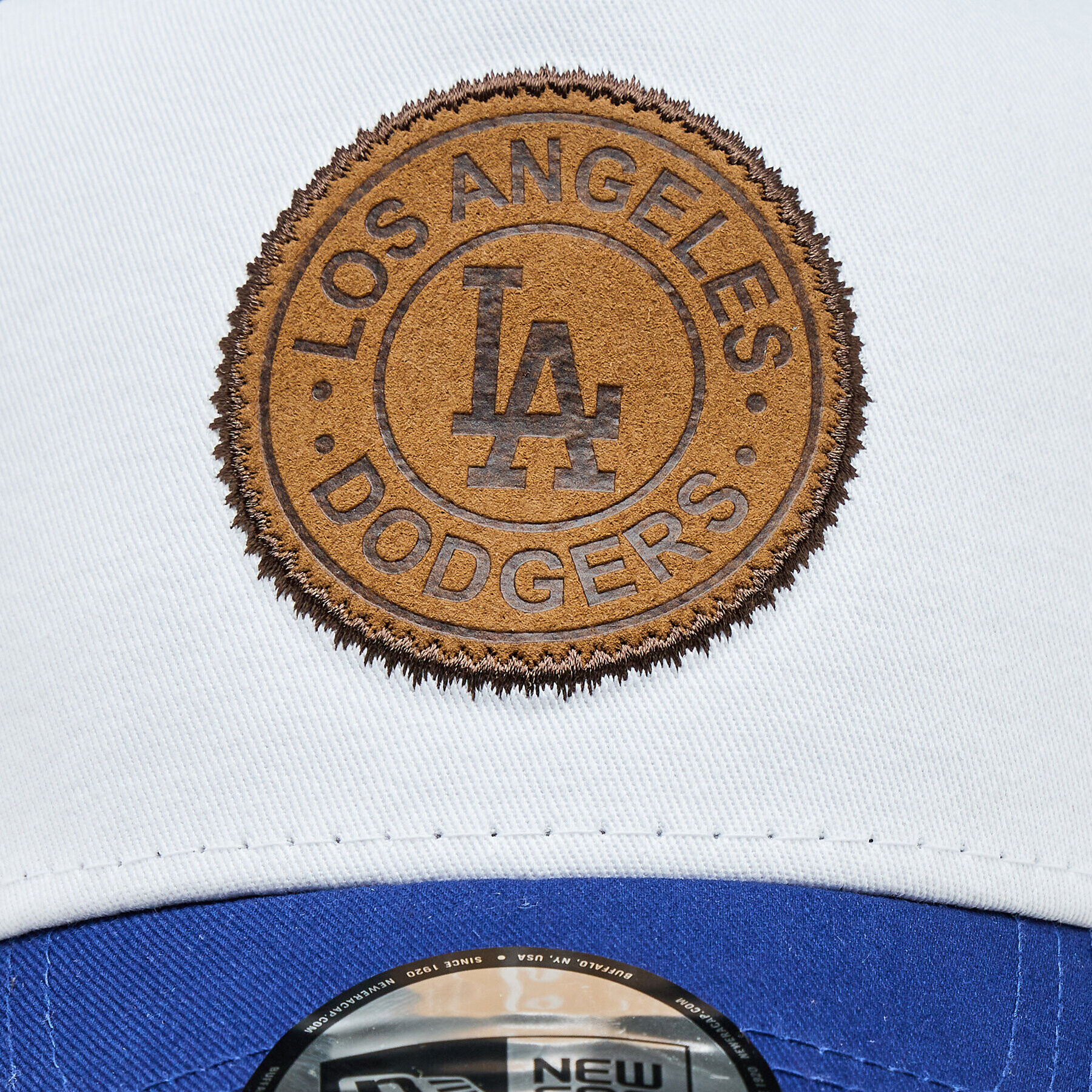 New Era Шапка Team Patch Trucker La Dodgers 60364264 Бял - Pepit.bg