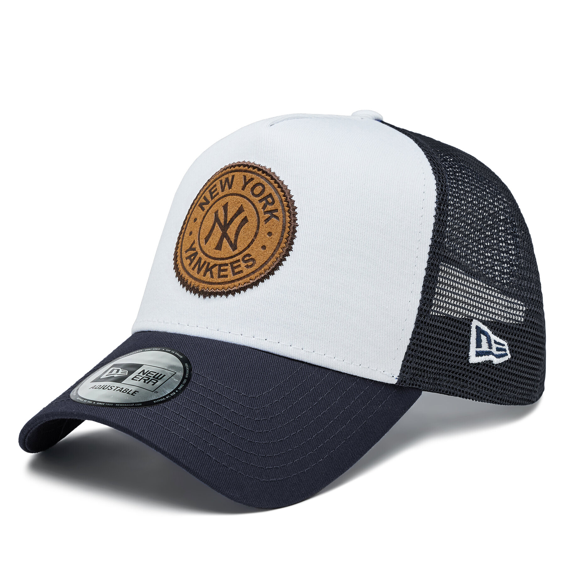 New Era Шапка Team Patch Trucker Nyy 60364255 Бял - Pepit.bg