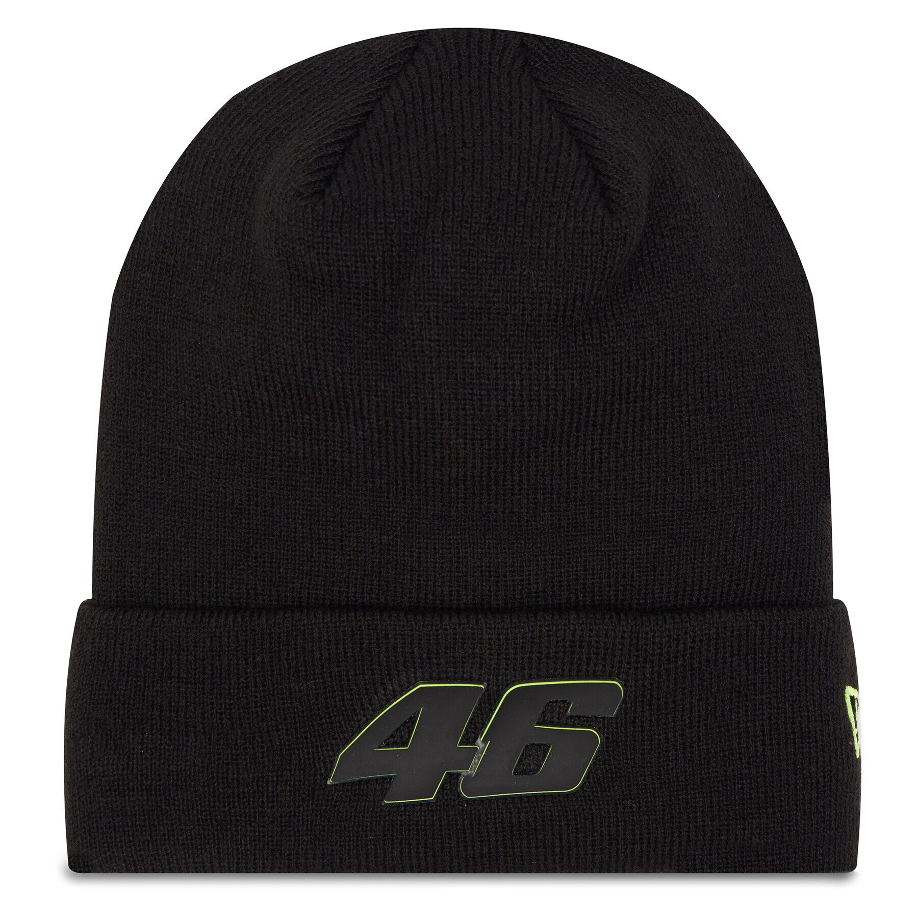 New Era Шапка VR46 Logo Print Cuff Beanie 60284502 Черен - Pepit.bg