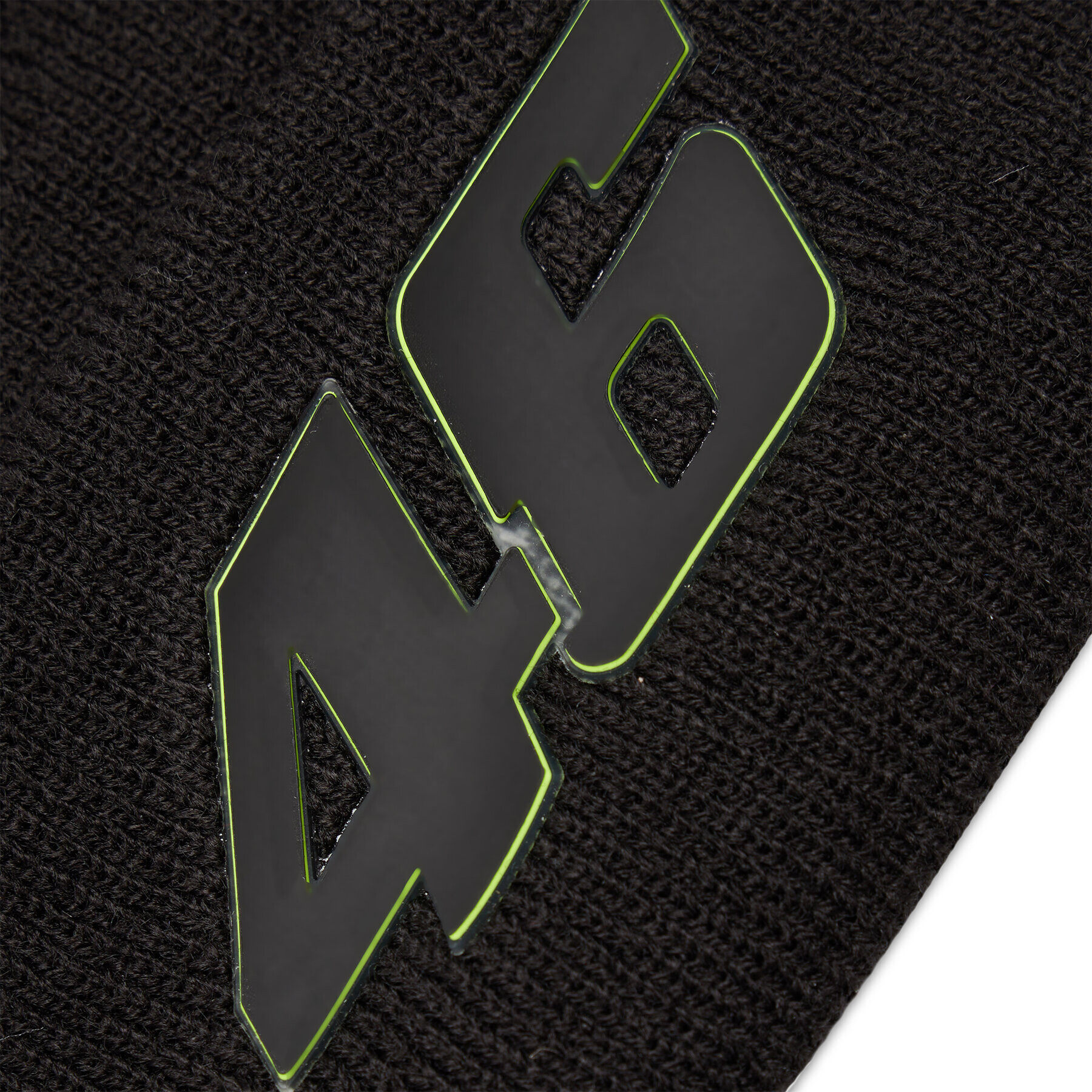 New Era Шапка VR46 Logo Print Cuff Beanie 60284502 Черен - Pepit.bg