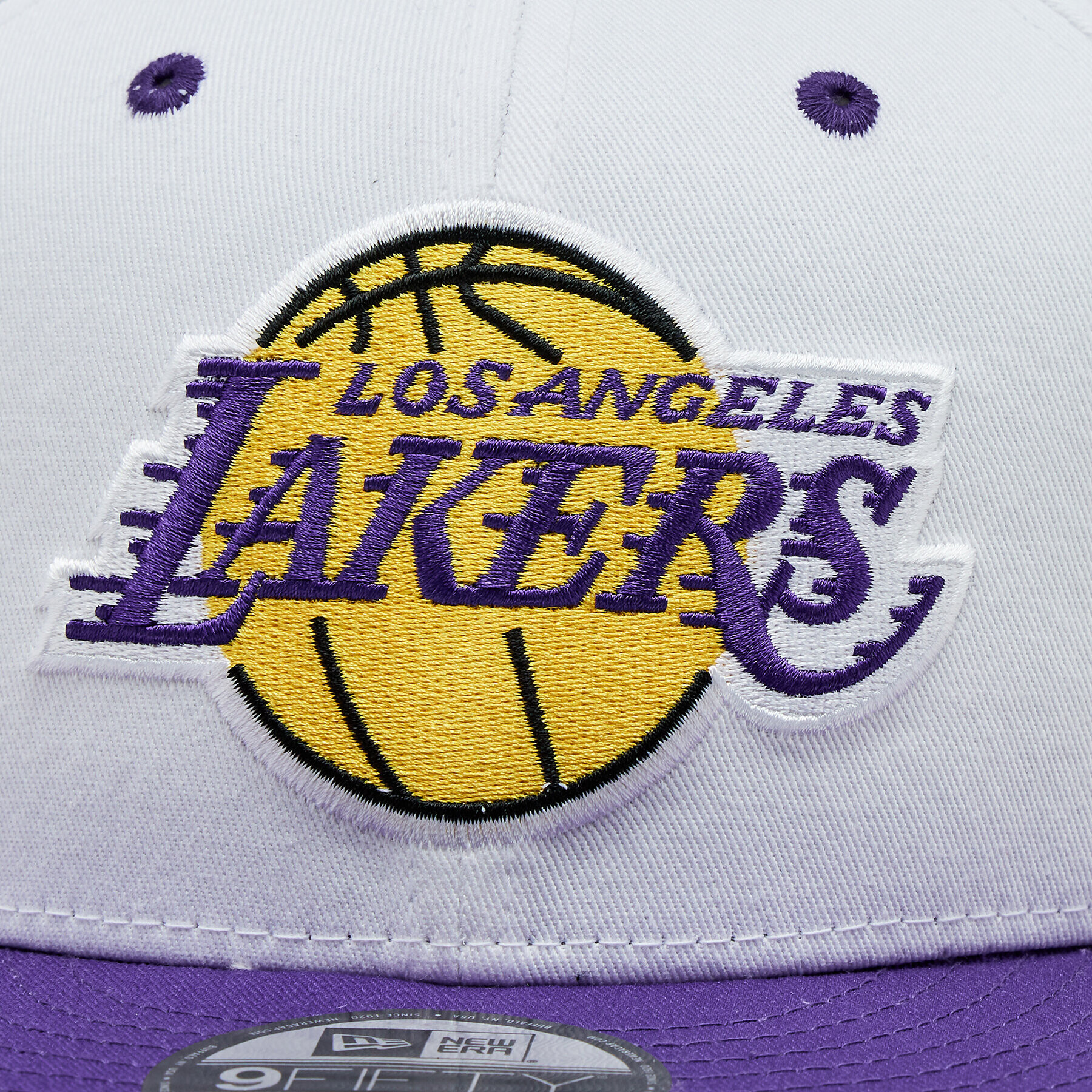 New Era Шапка White Crown Patch 950 Lakers 60364274 Бял - Pepit.bg