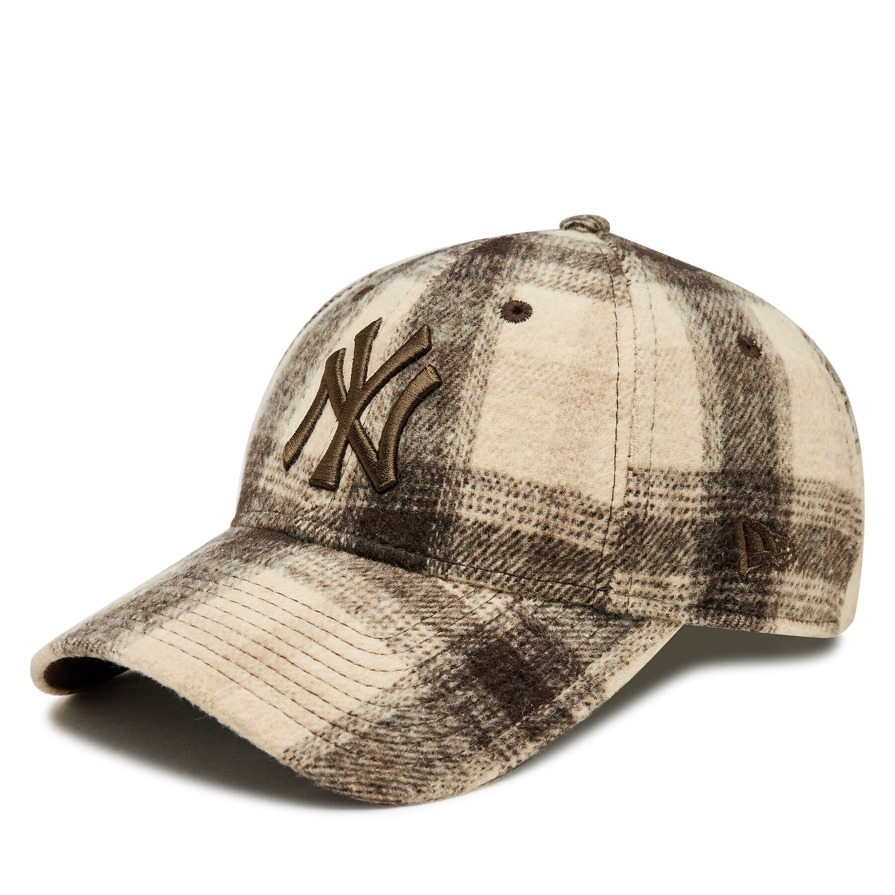 New Era Шапка Wmns Plaid 940 Nyy 60364294 Бежов - Pepit.bg