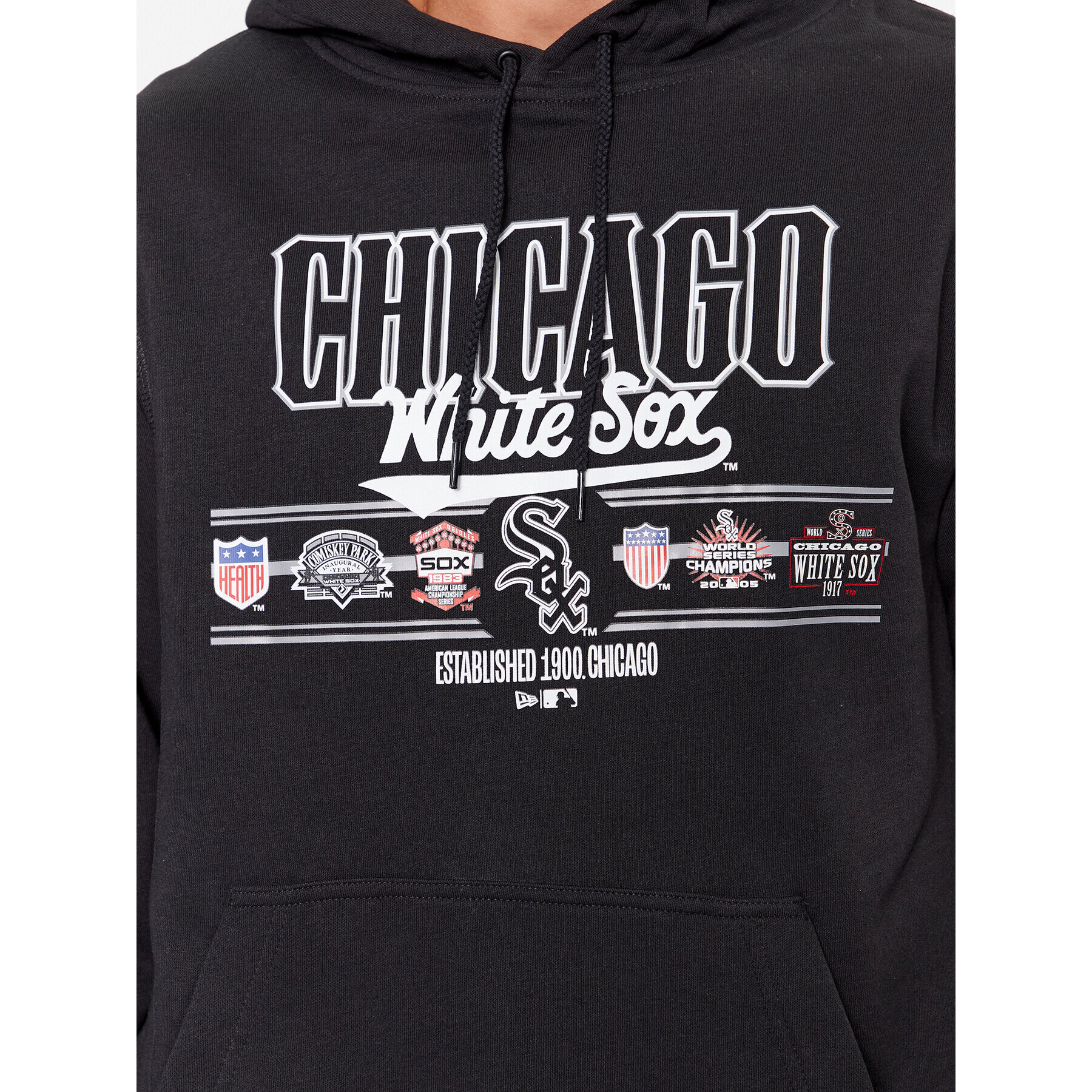 New Era Суитшърт Chicago White Sox MLB Team Graphic 60416315 Черен Regular Fit - Pepit.bg