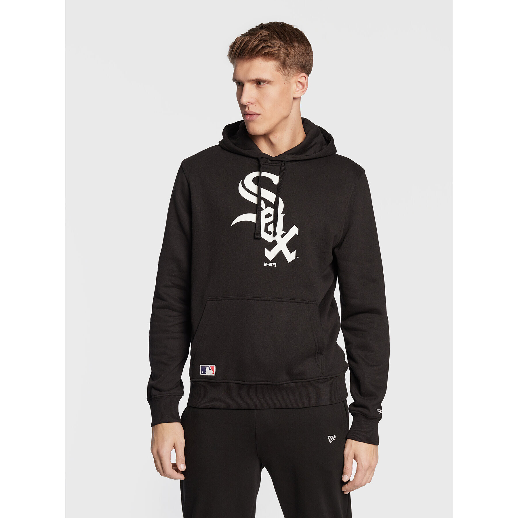 New Era Суитшърт Chicago White Sox Team Logo 11204003 Черен Regular Fit - Pepit.bg