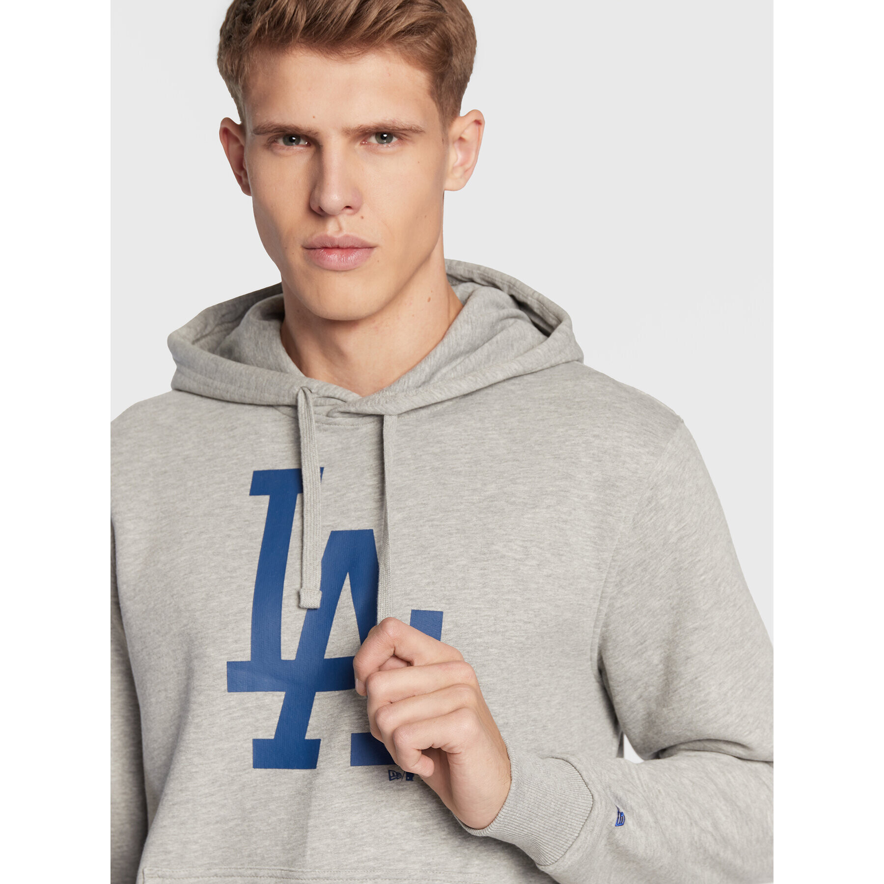 New Era Суитшърт LA Dodgers MLB Team Logo 11204076 Сив Regular Fit - Pepit.bg