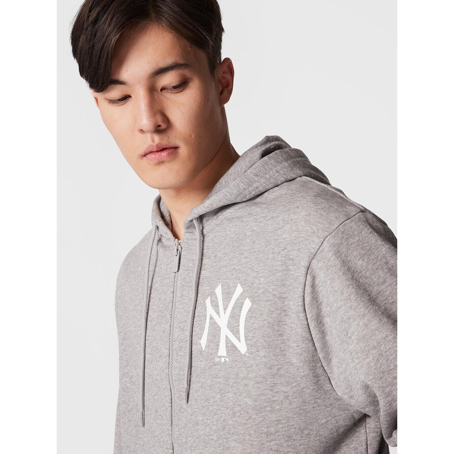 New Era Суитшърт New York Yankees MLB League Essential 60284774 Сив Regular Fit - Pepit.bg