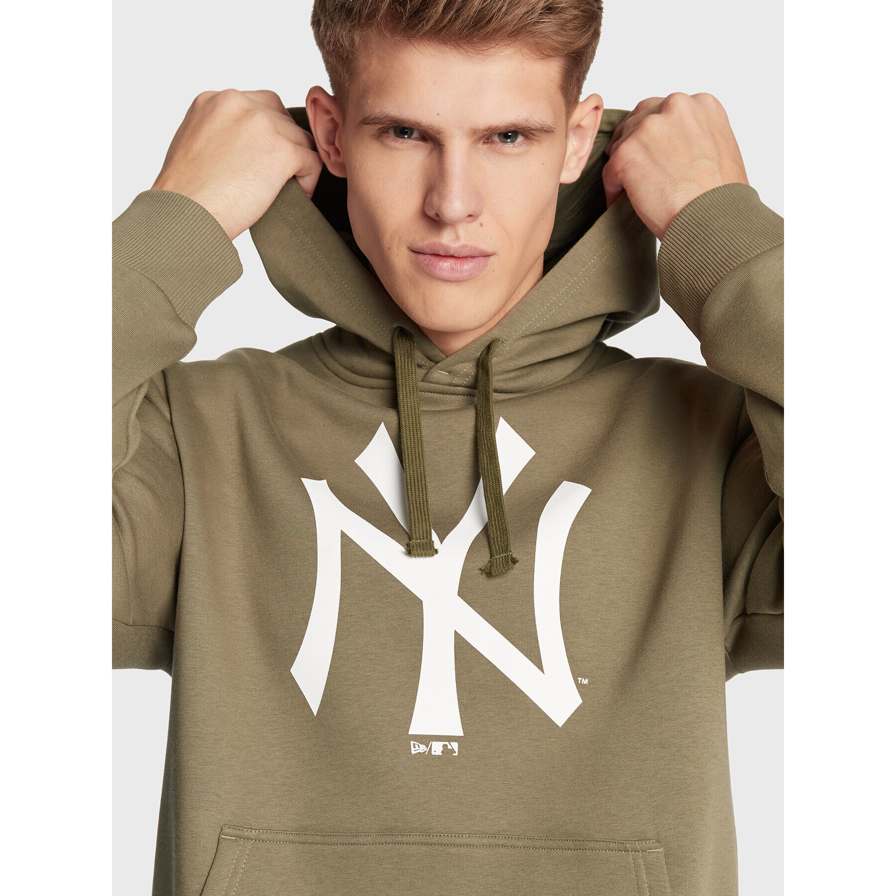 New Era Суитшърт New York Yankees Team Logo 11863698 Зелен Regular Fit - Pepit.bg