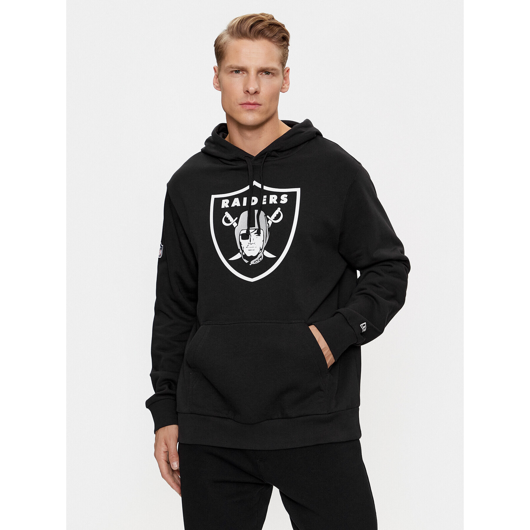 New Era Суитшърт NFL 60416766 Черен Regular Fit - Pepit.bg