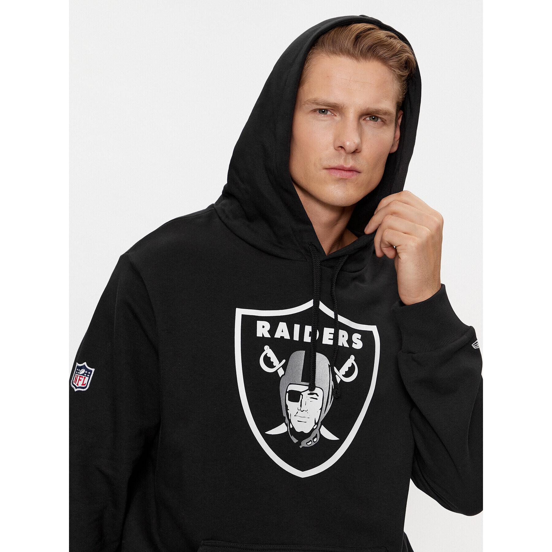 New Era Суитшърт NFL 60416766 Черен Regular Fit - Pepit.bg