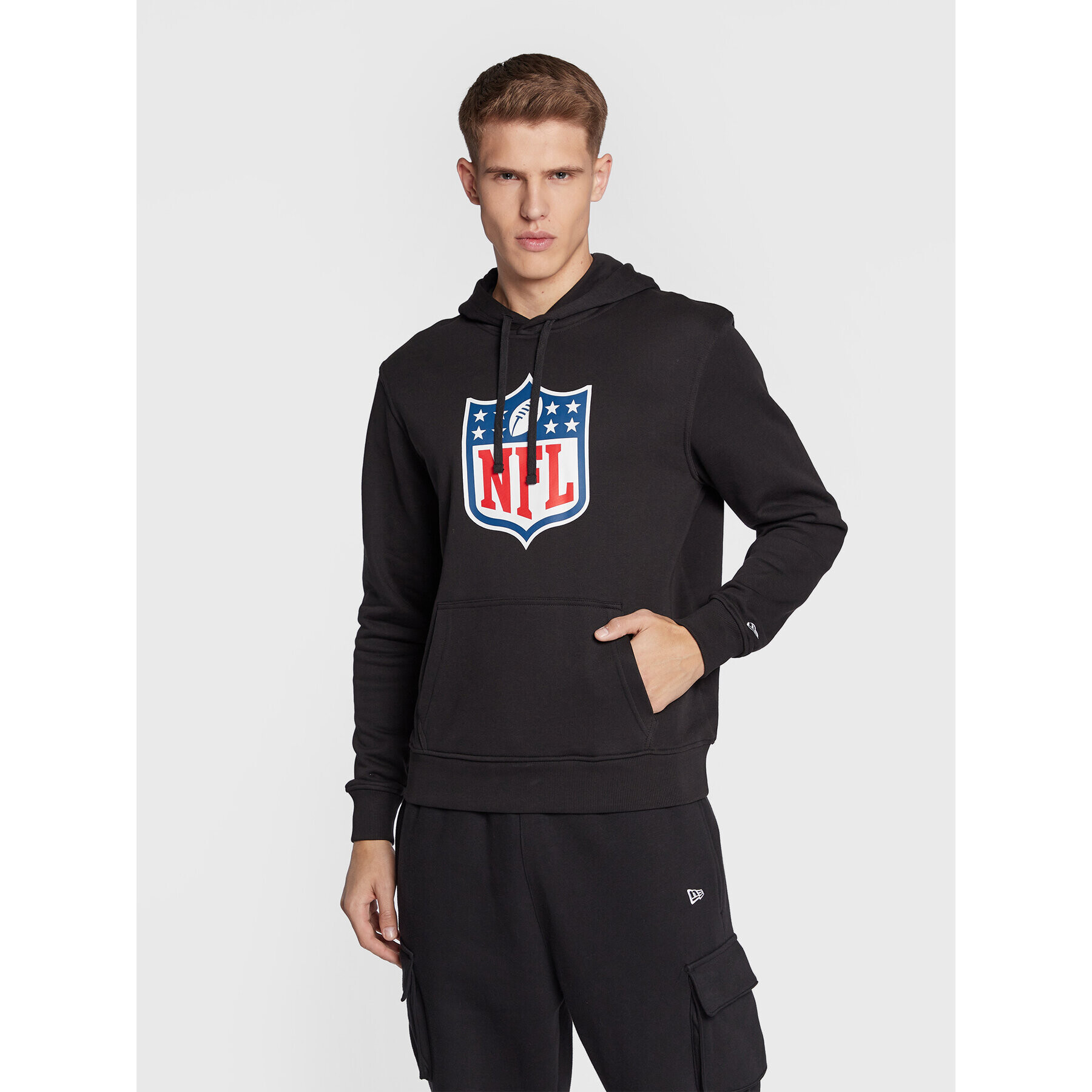 New Era Суитшърт NFL Logo 11073779 Черен Regular Fit - Pepit.bg