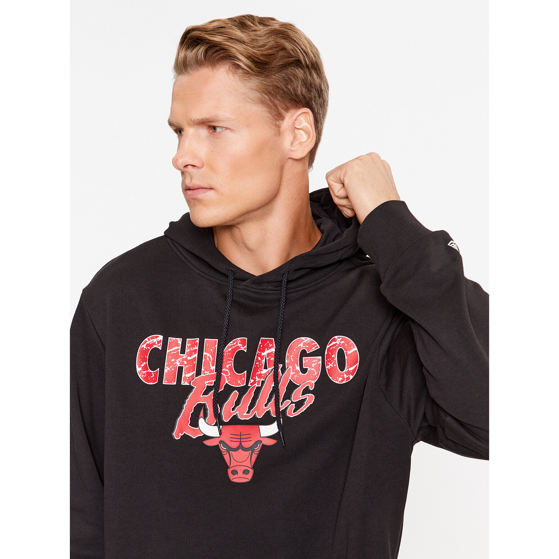 New Era Суитшърт Team Script 60416450 Черен Regular Fit - Pepit.bg
