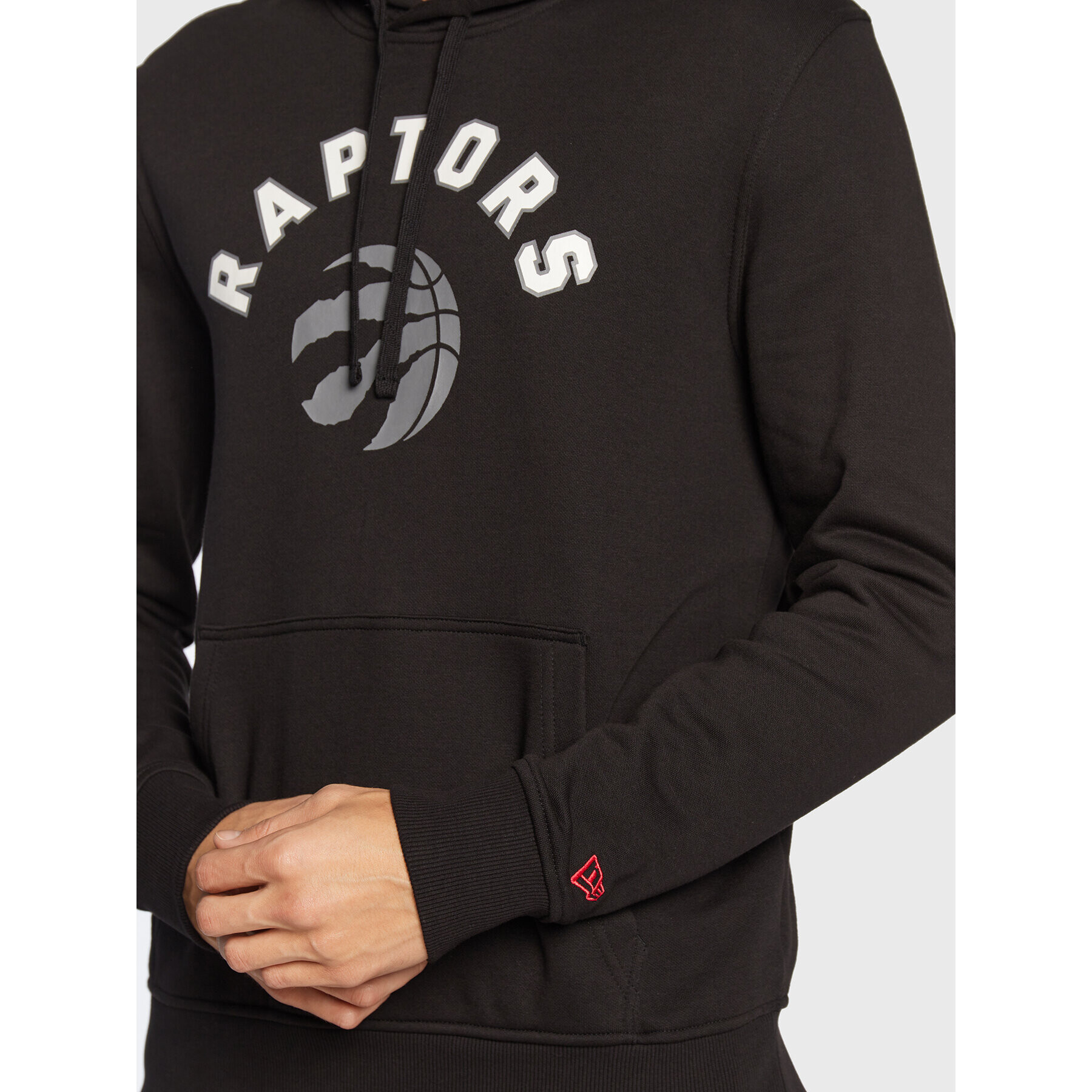 New Era Суитшърт Toronto Raptors Team Logo 11546161 Черен Regular Fit - Pepit.bg