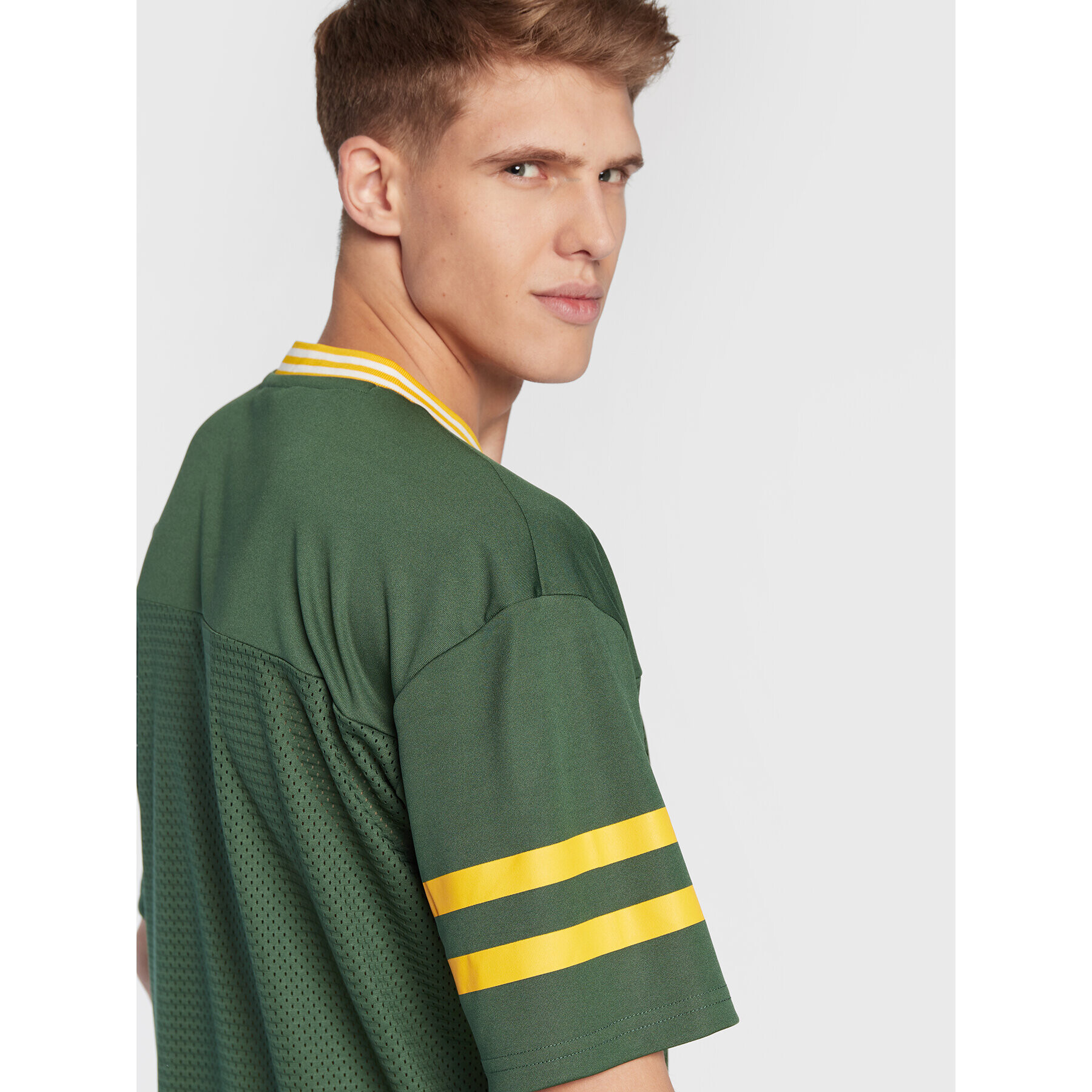 New Era Тишърт Green Bay Packes 12572540 Зелен Oversize - Pepit.bg