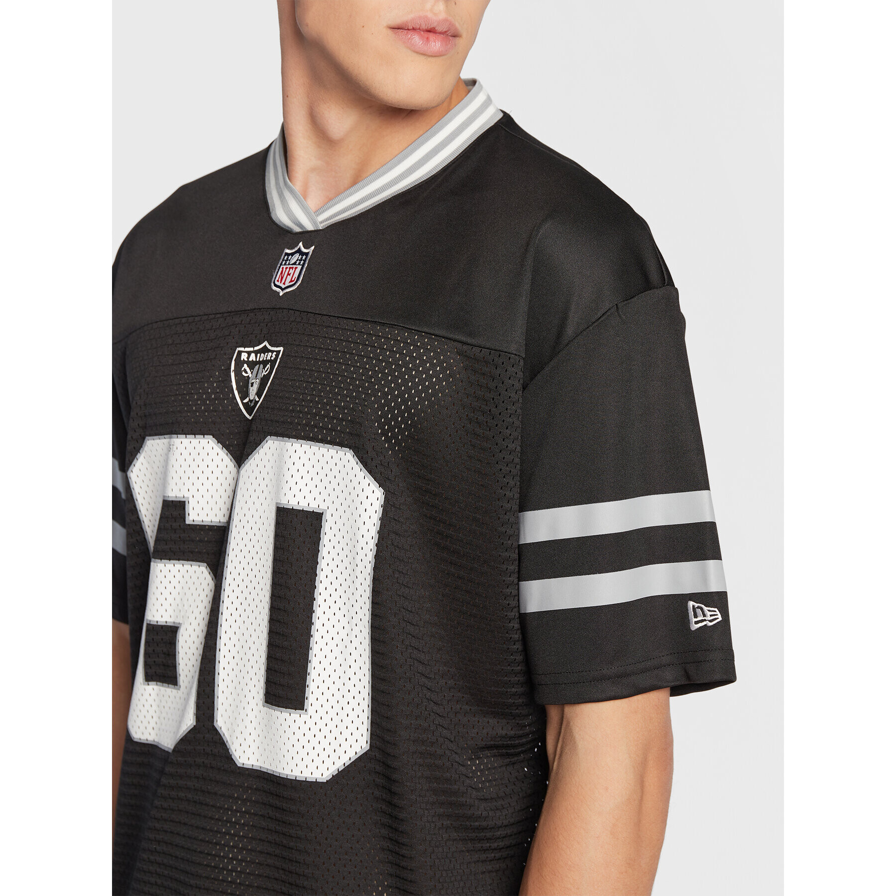 New Era Тишърт Las Vegas Raiders 12572536 Черен Oversize - Pepit.bg