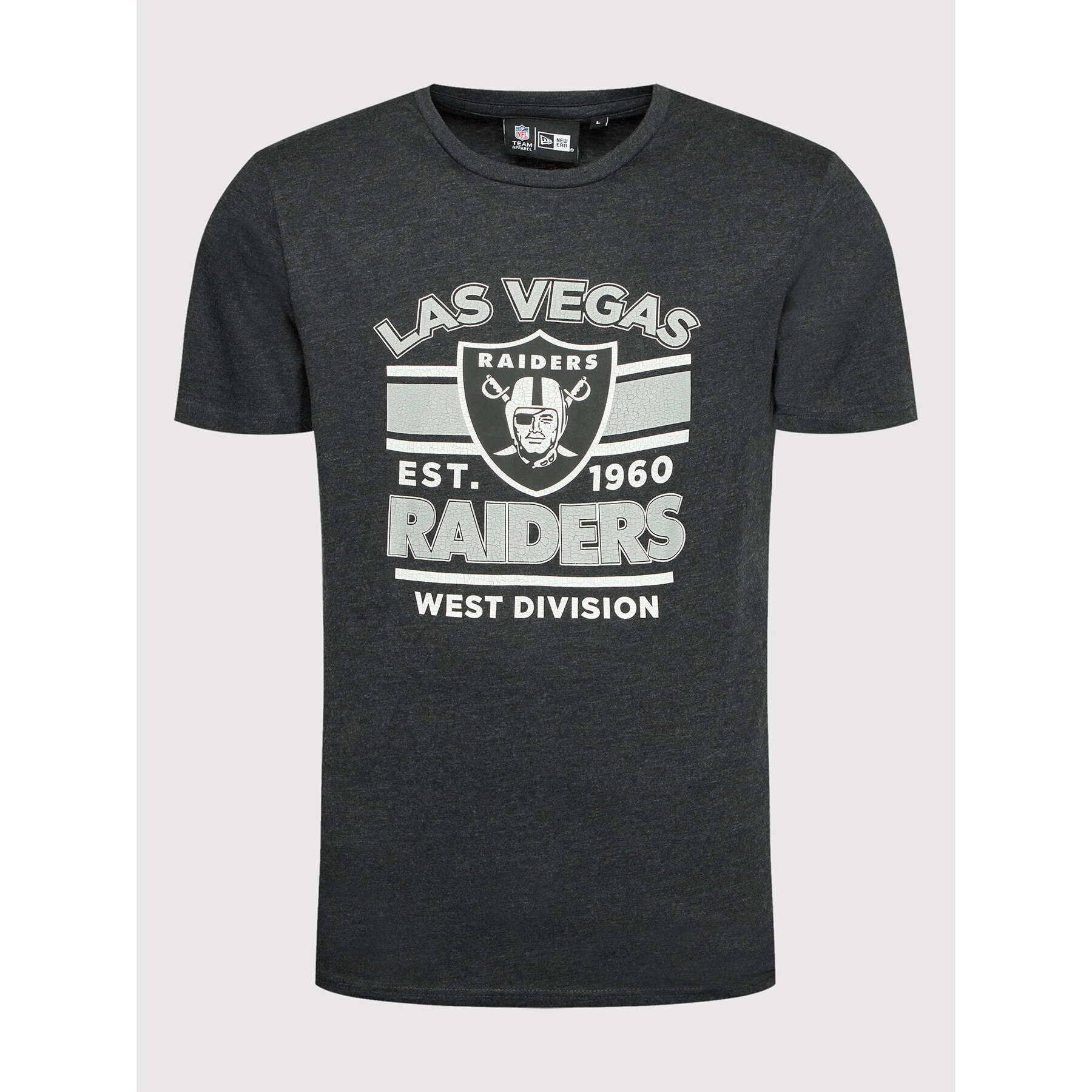 New Era Тишърт Las Vegas Raiders Graphic 12893039 Сив Regular Fit - Pepit.bg