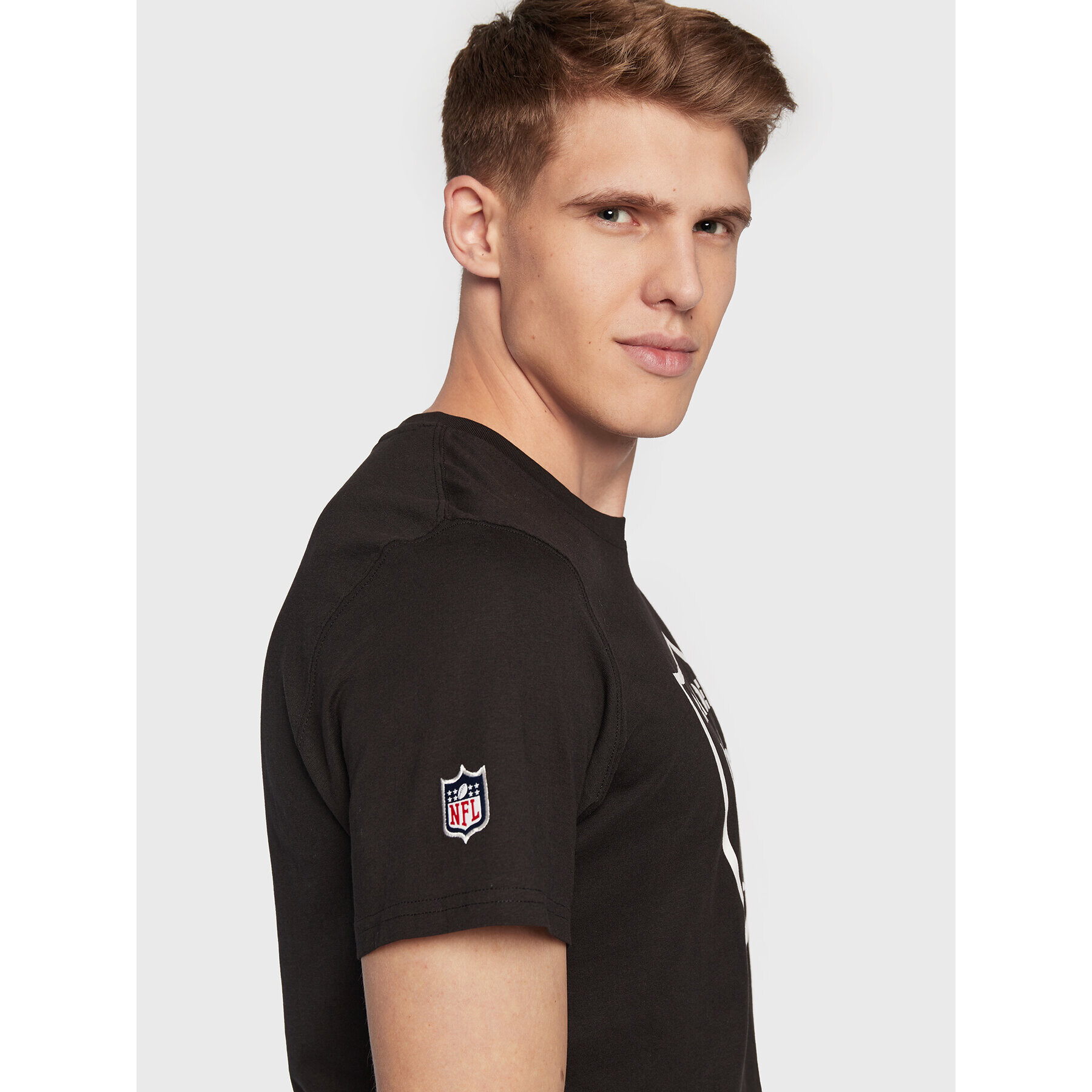 New Era Тишърт Las Vegas Raiders Team Logo 11073657 Черен Regular Fit - Pepit.bg