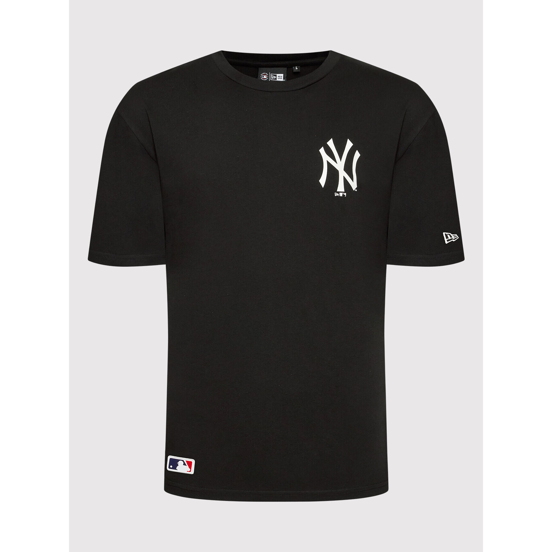 New Era Тишърт Mlb Big Logo 12195450 Черен Regular Fit - Pepit.bg