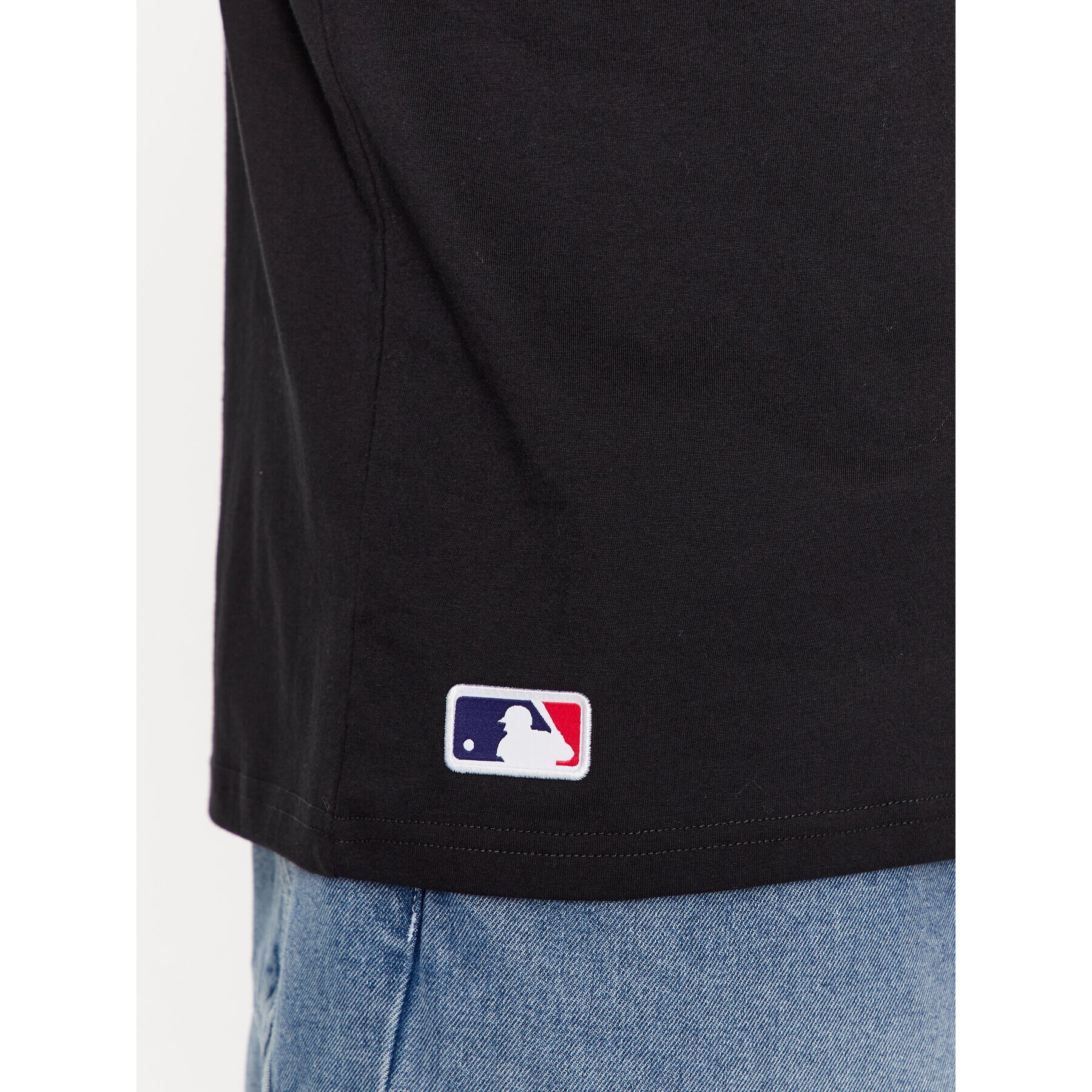 New Era Тишърт MLB Essentials Lc 60416724 Черен Regular Fit - Pepit.bg