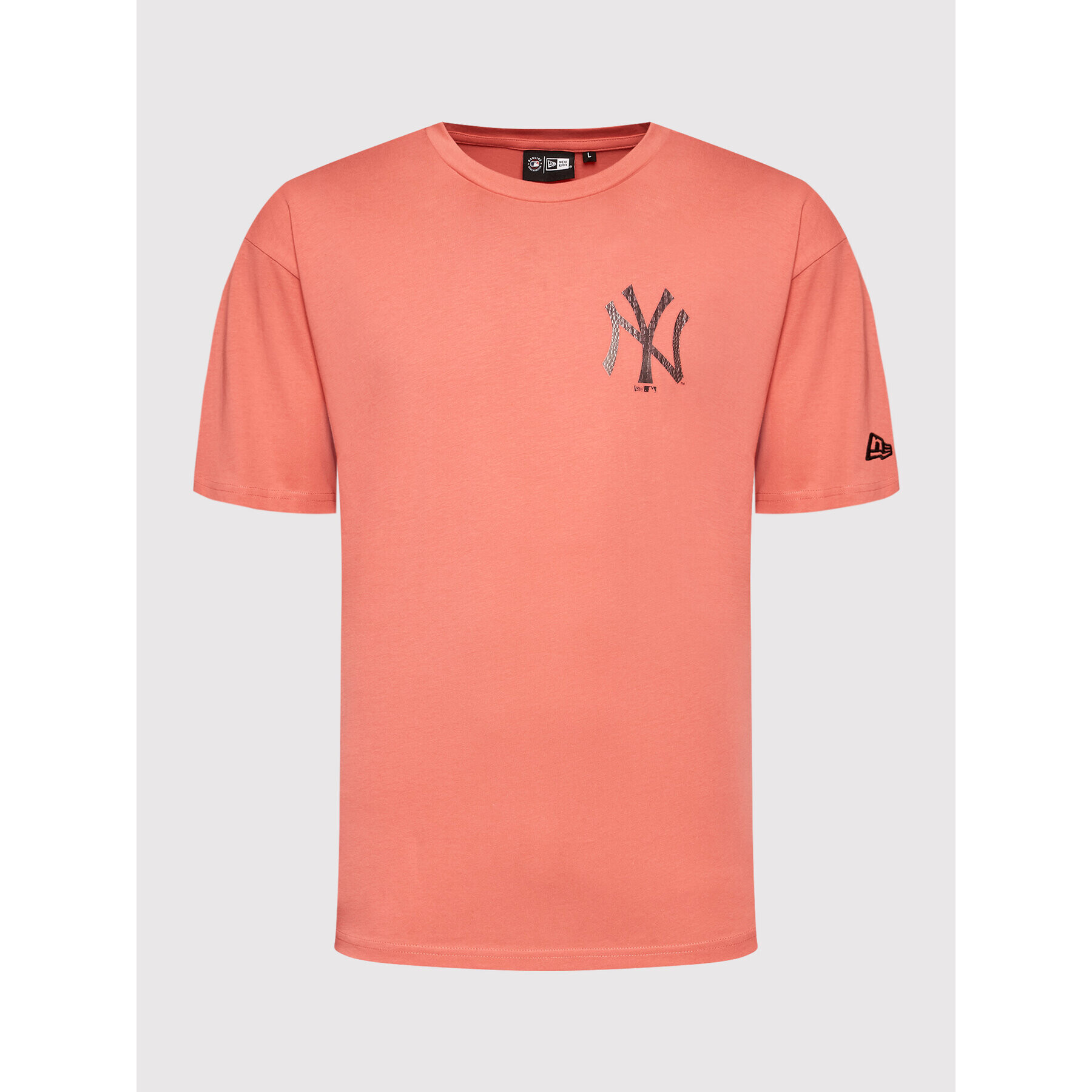 New Era Тишърт New York Yankees 13083949 Розов Relaxed Fit - Pepit.bg