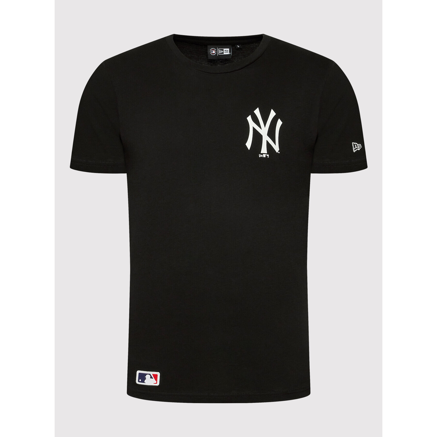 New Era Тишърт New York Yankees Mlb League Essential 13083957 Черен Relaxed Fit - Pepit.bg