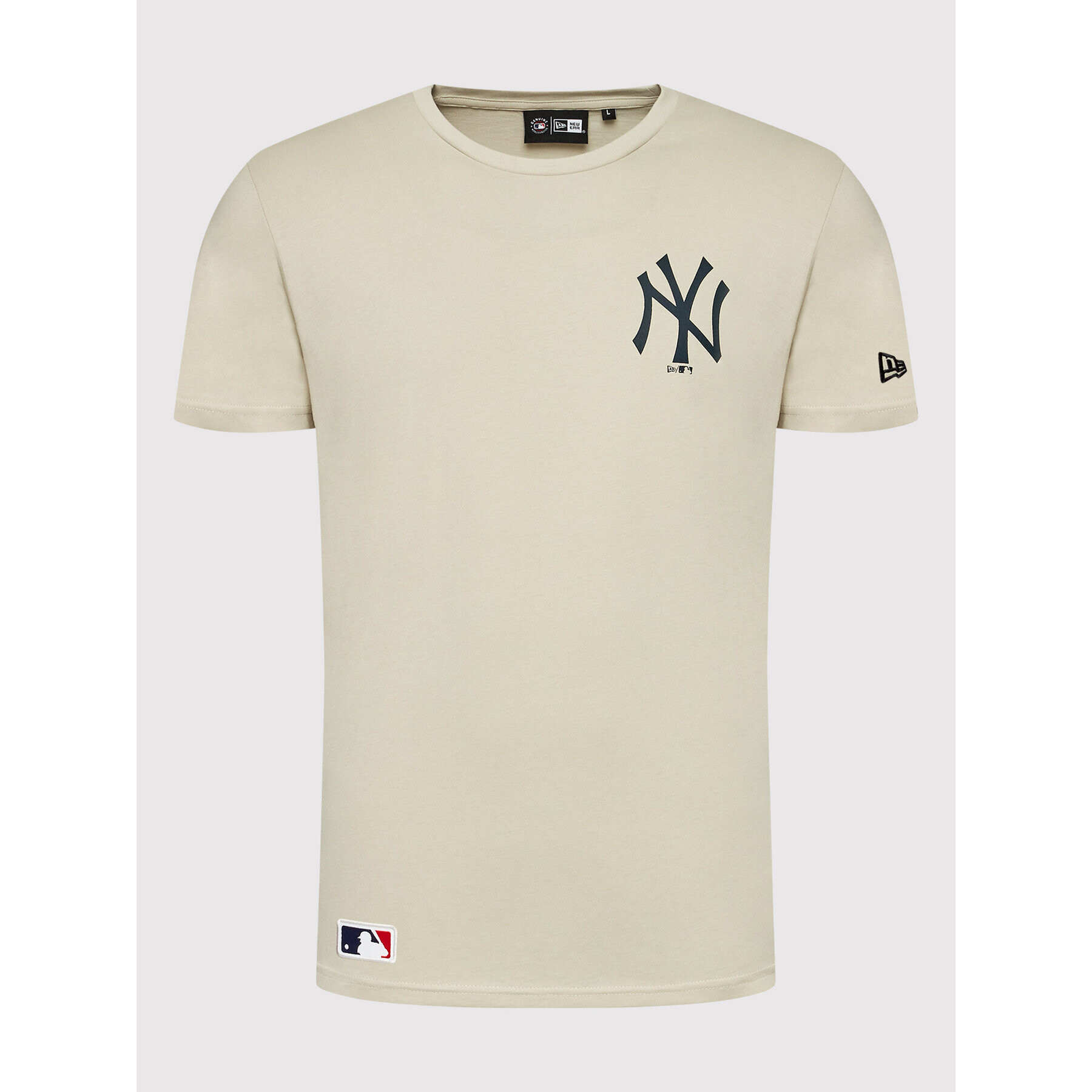 New Era Тишърт New York Yankees Mlb League Essential Stone 13083955 Сив Relaxed Fit - Pepit.bg