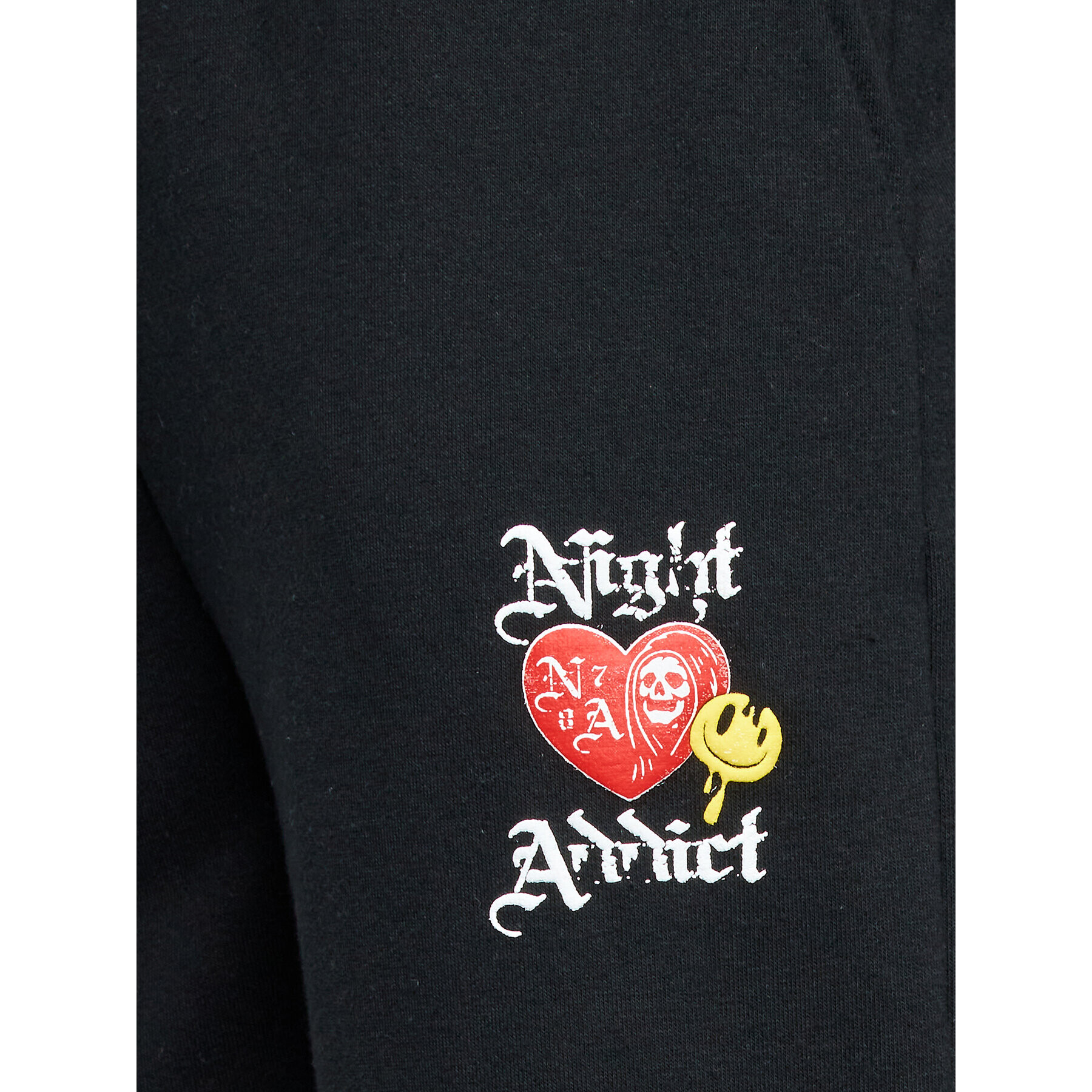 Night Addict Долнище анцуг MJB-NA516HEART Черен Regular Fit - Pepit.bg