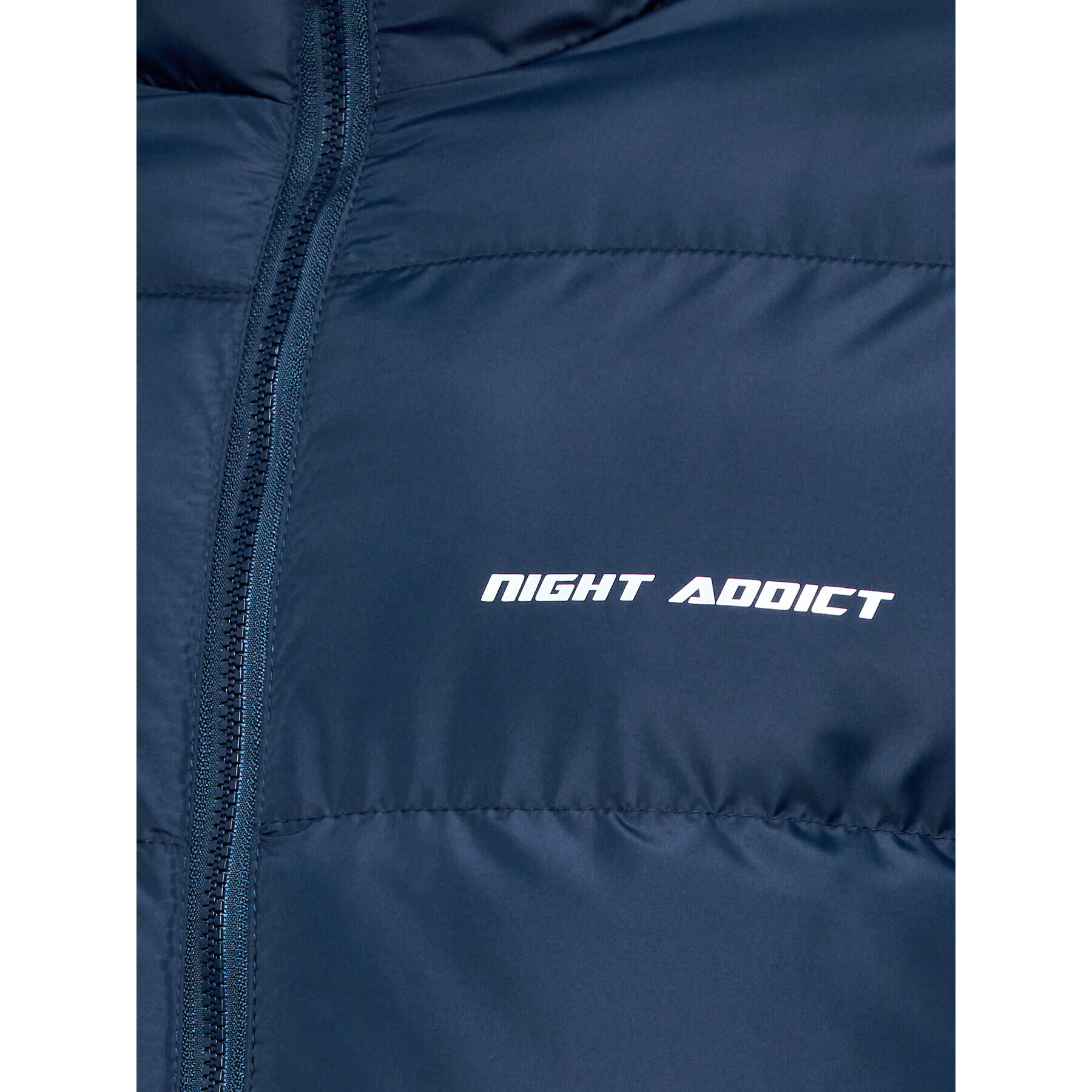 Night Addict Пухено яке MJK-NADAVISNAVY Тъмносин Regular Fit - Pepit.bg