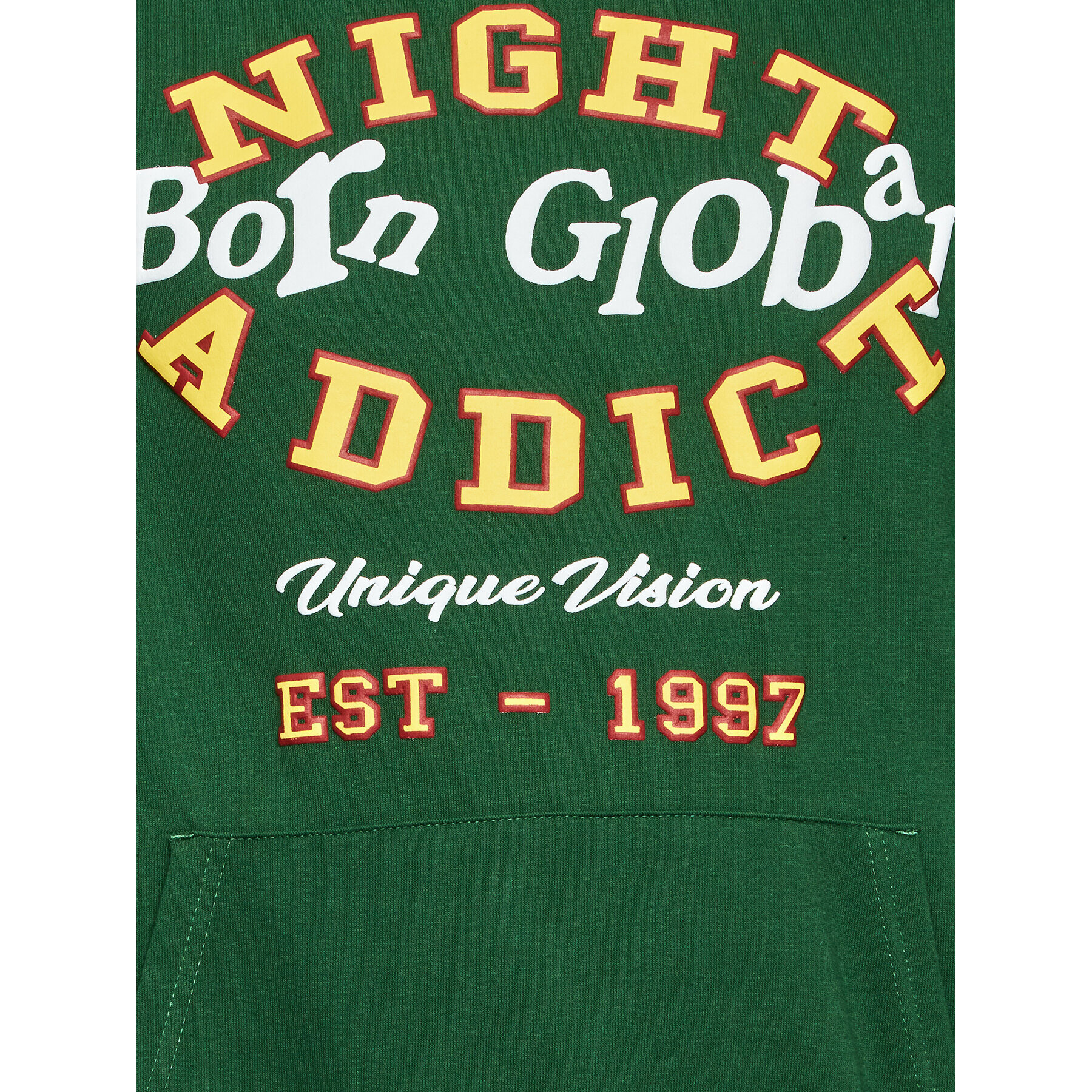 Night Addict Суитшърт MSS-NA516ESTER Зелен Regular Fit - Pepit.bg