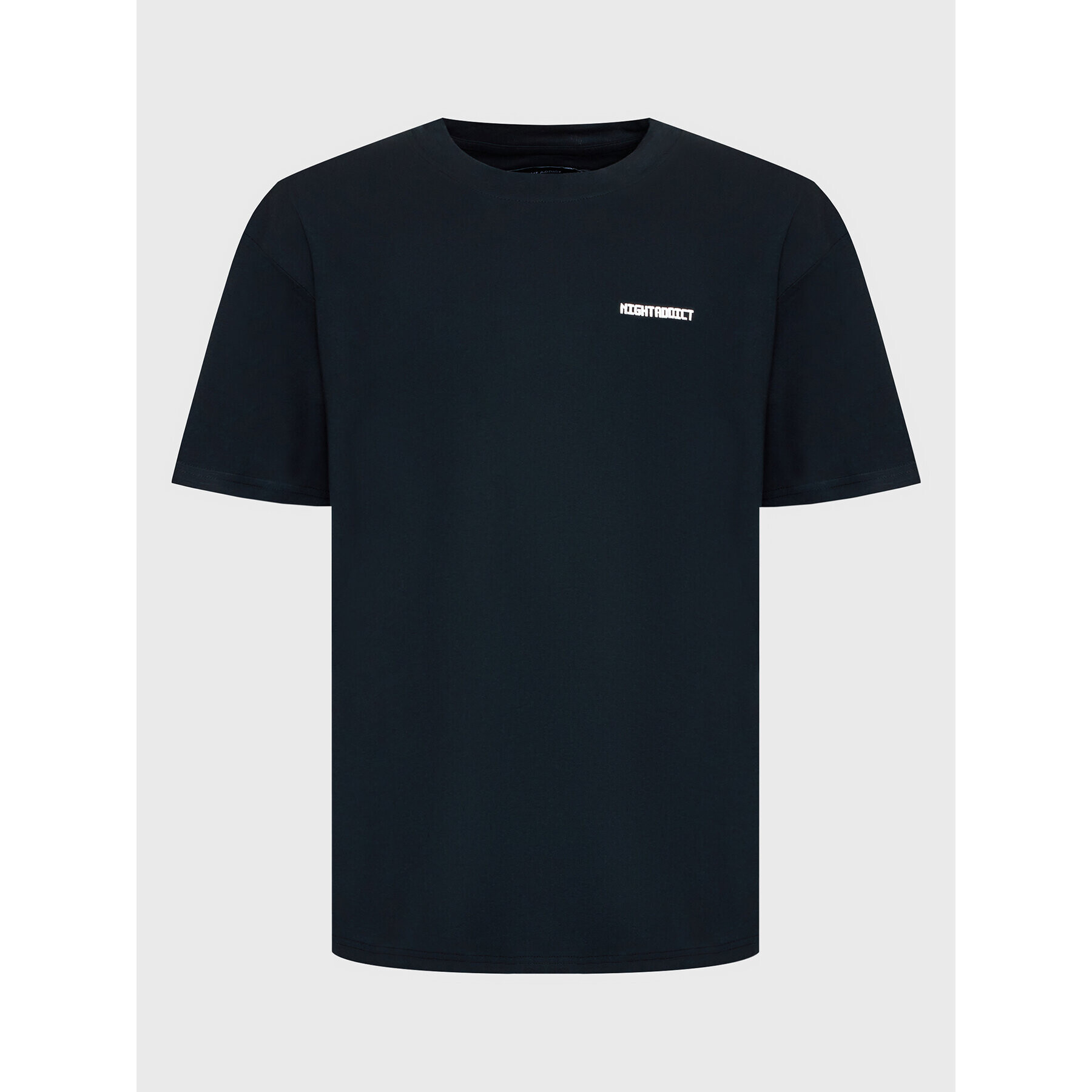 Night Addict Тишърт MTS-NA149RISTIC Черен Relaxed Fit - Pepit.bg