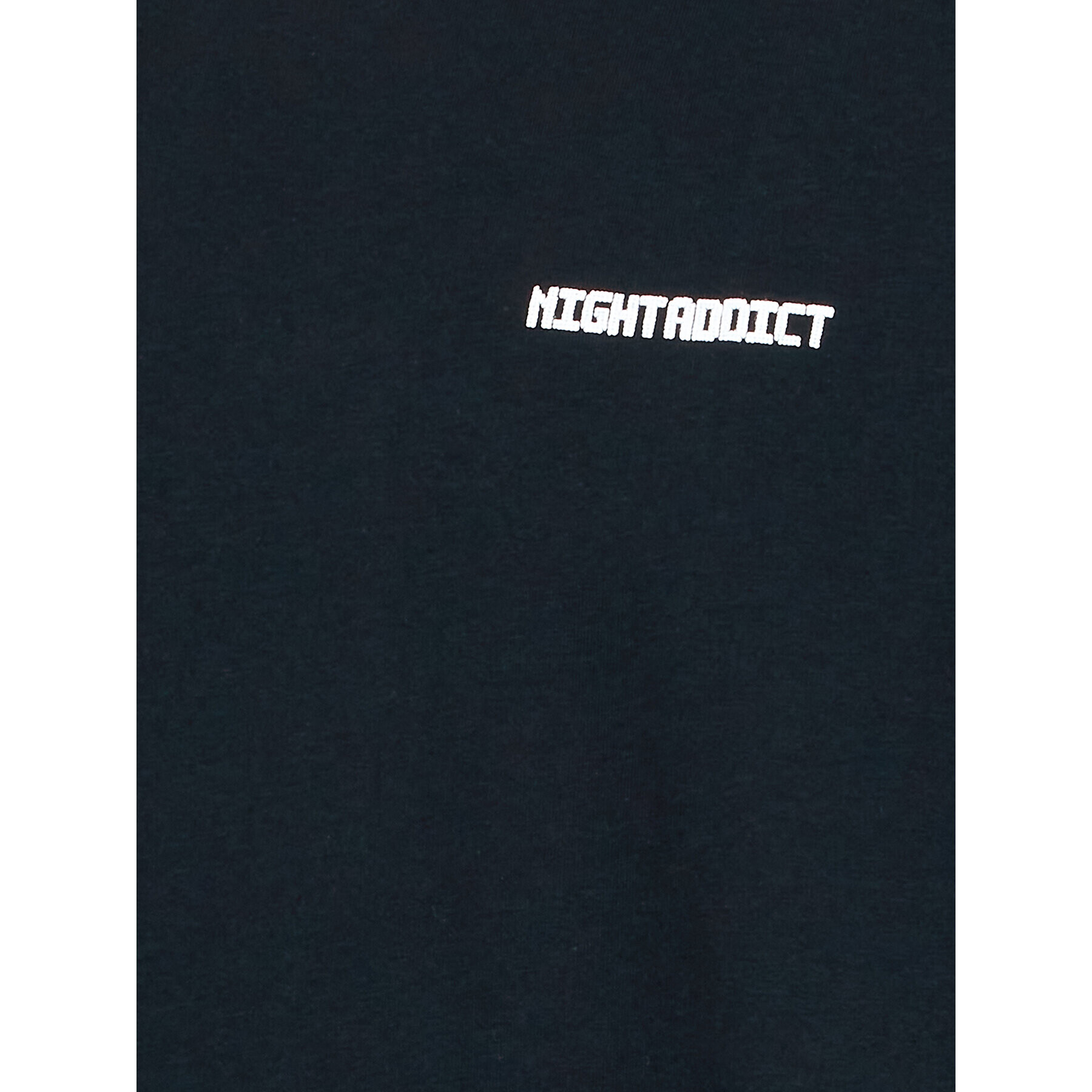 Night Addict Тишърт MTS-NA149RISTIC Черен Relaxed Fit - Pepit.bg