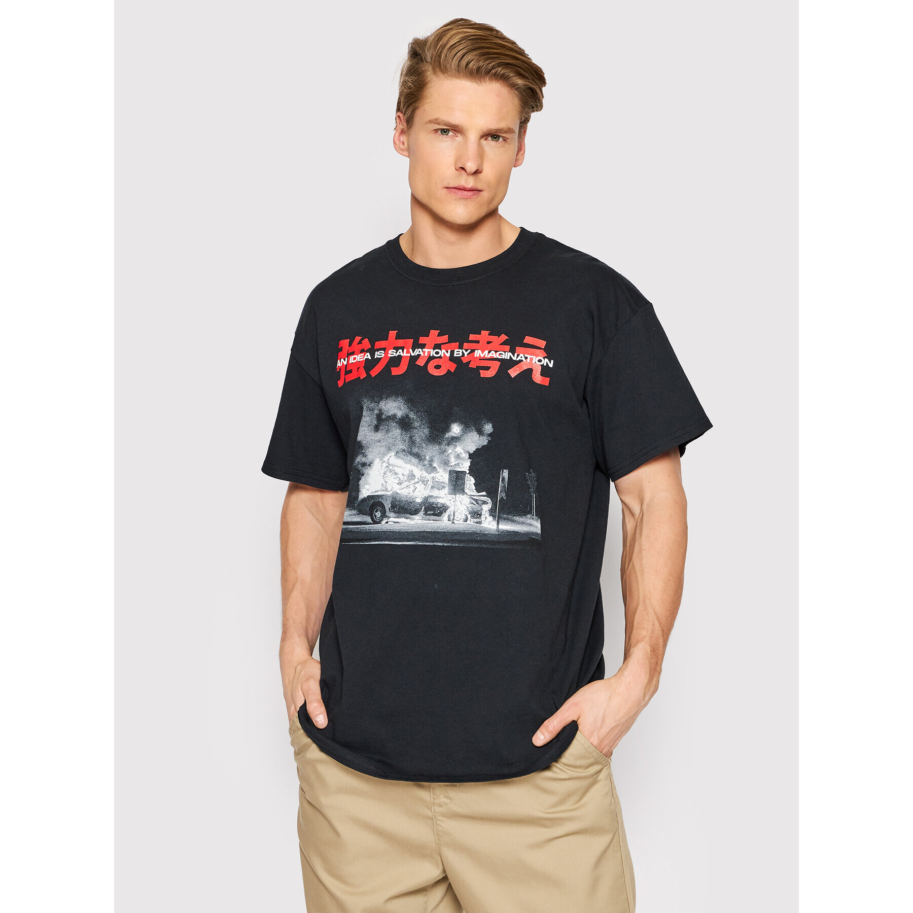 Night Addict Тишърт MTS-NA574BUI Черен Regular Fit - Pepit.bg