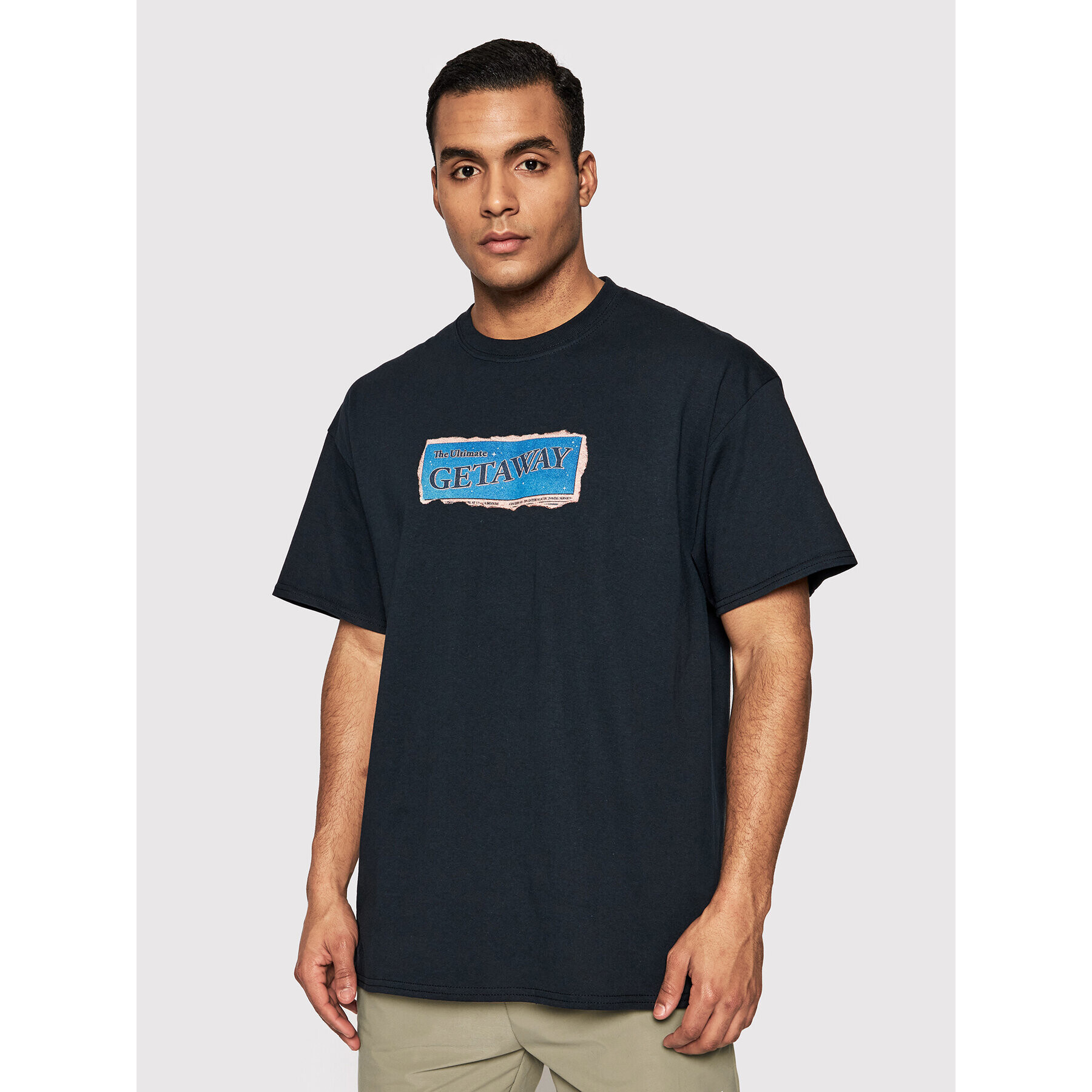 Night Addict Тишърт MTS-NA574GALACTI Черен Relaxed Fit - Pepit.bg