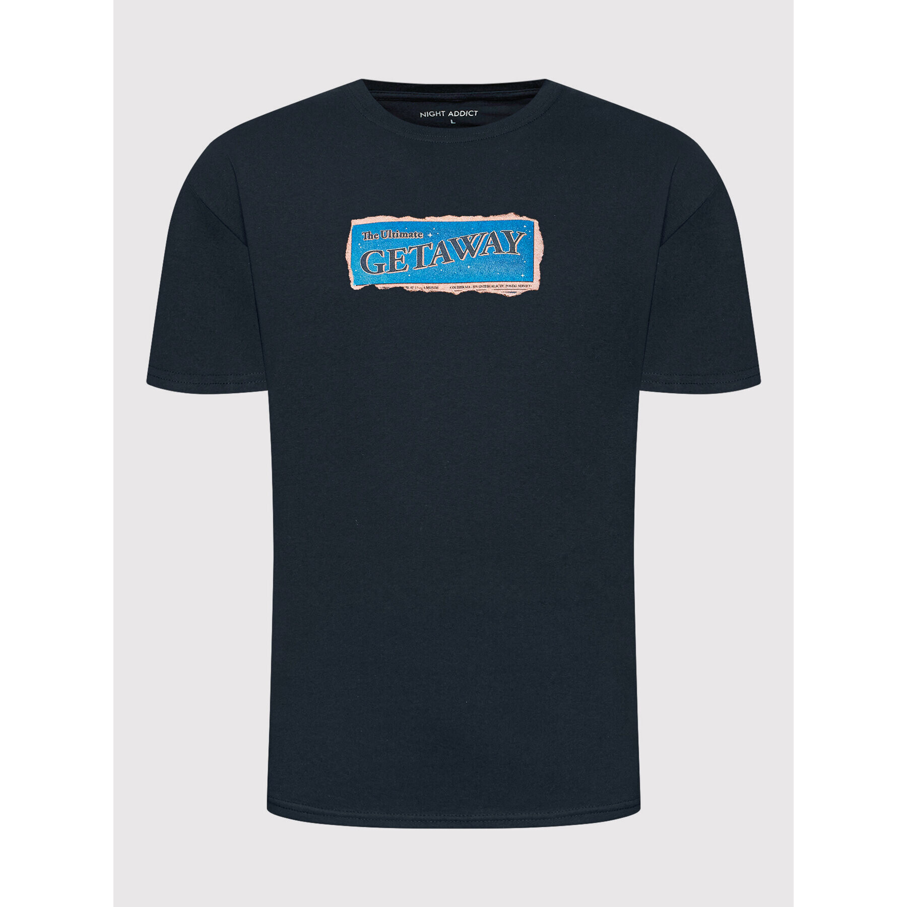 Night Addict Тишърт MTS-NA574GALACTI Черен Relaxed Fit - Pepit.bg