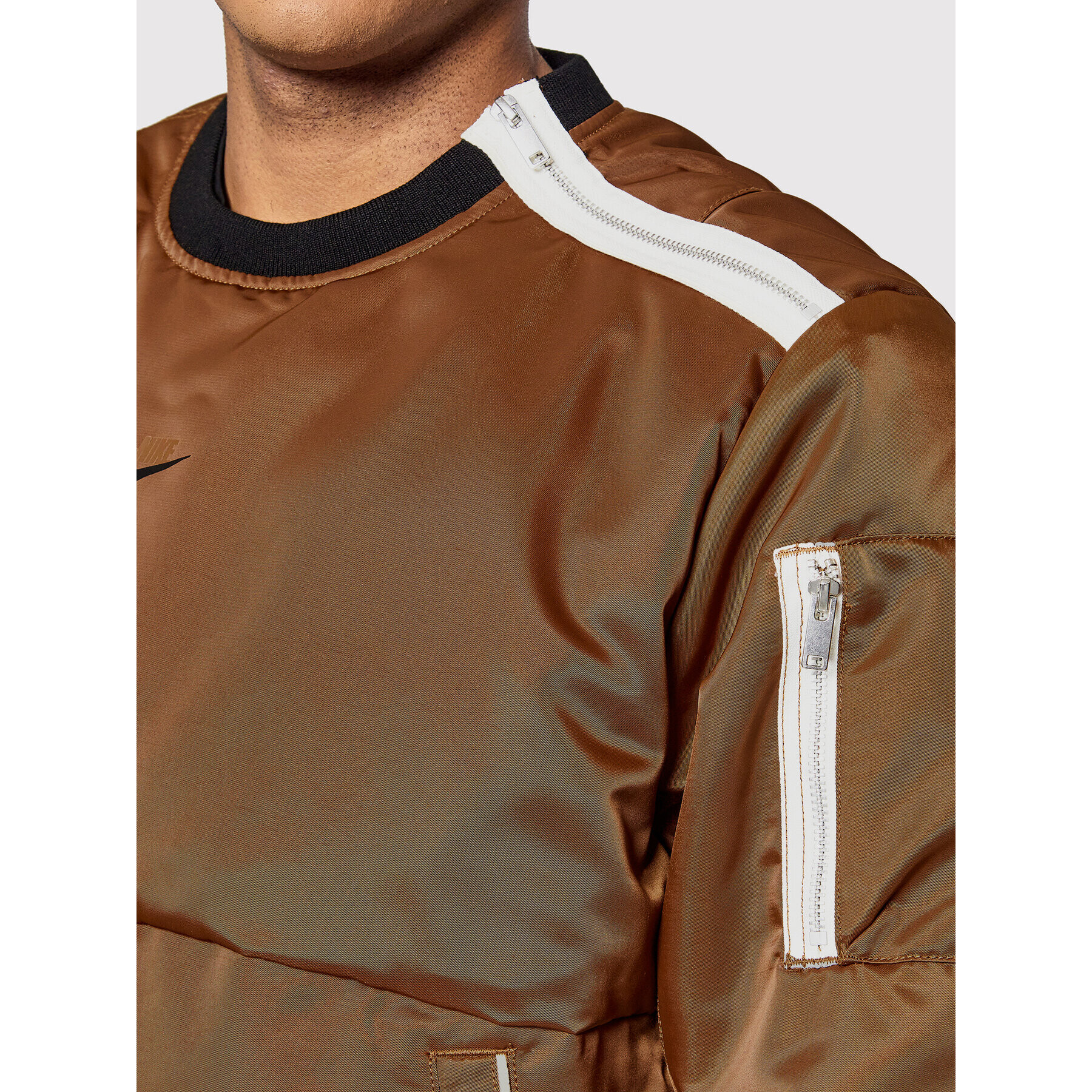 Nike Анорак Sportswear Style Essentials+ DD5007 Кафяв Regular Fit - Pepit.bg