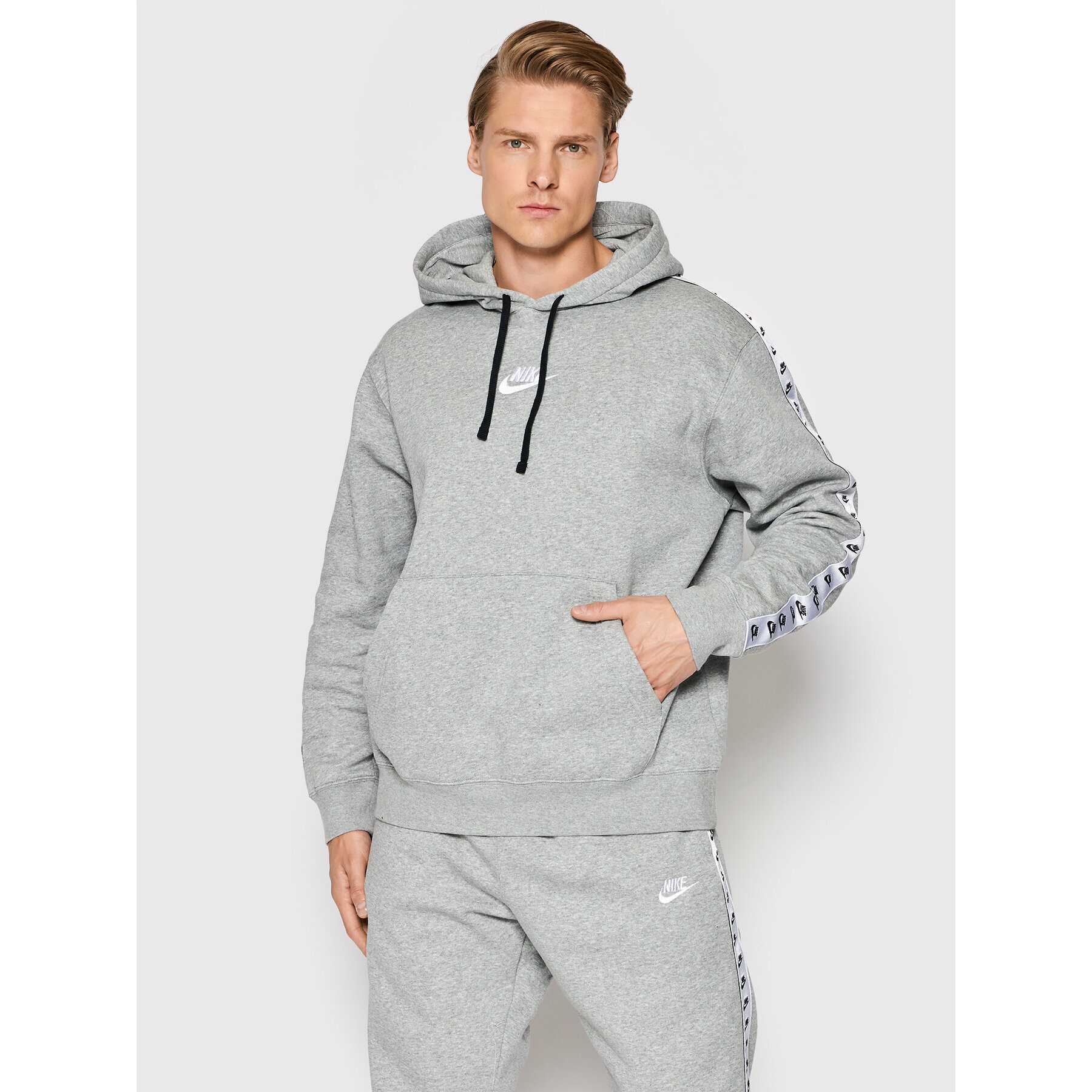 Nike Анцуг Essential DM6838 Сив Regular Fit - Pepit.bg
