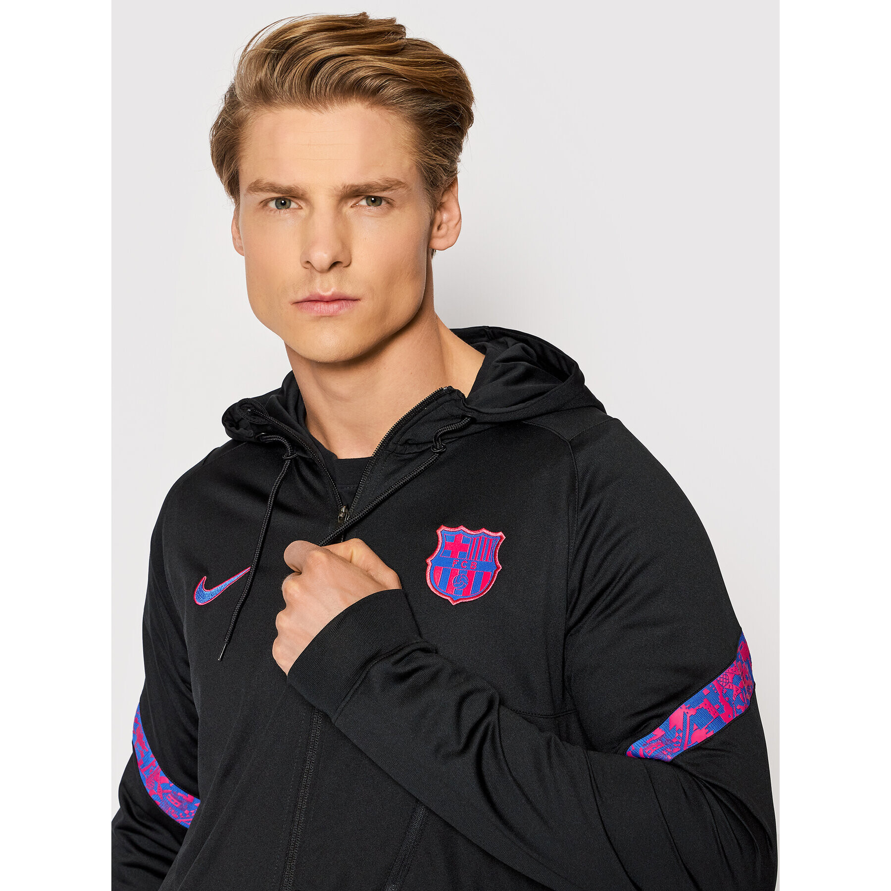 Nike Анцуг FC Barcelona DB6867 Черен Regular Fit - Pepit.bg