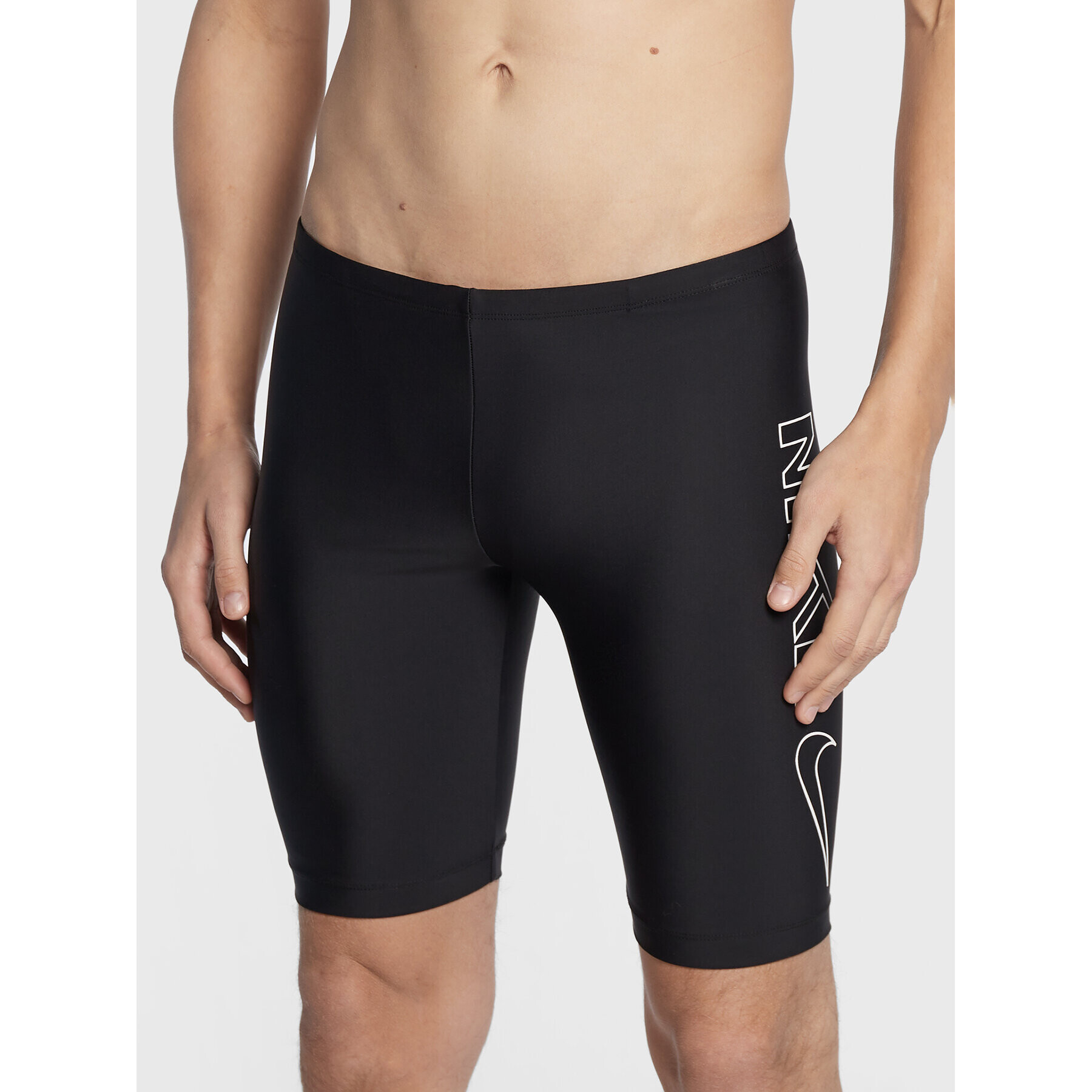 Nike Бански Electric Swoosh Jammer NESSC588 Черен - Pepit.bg