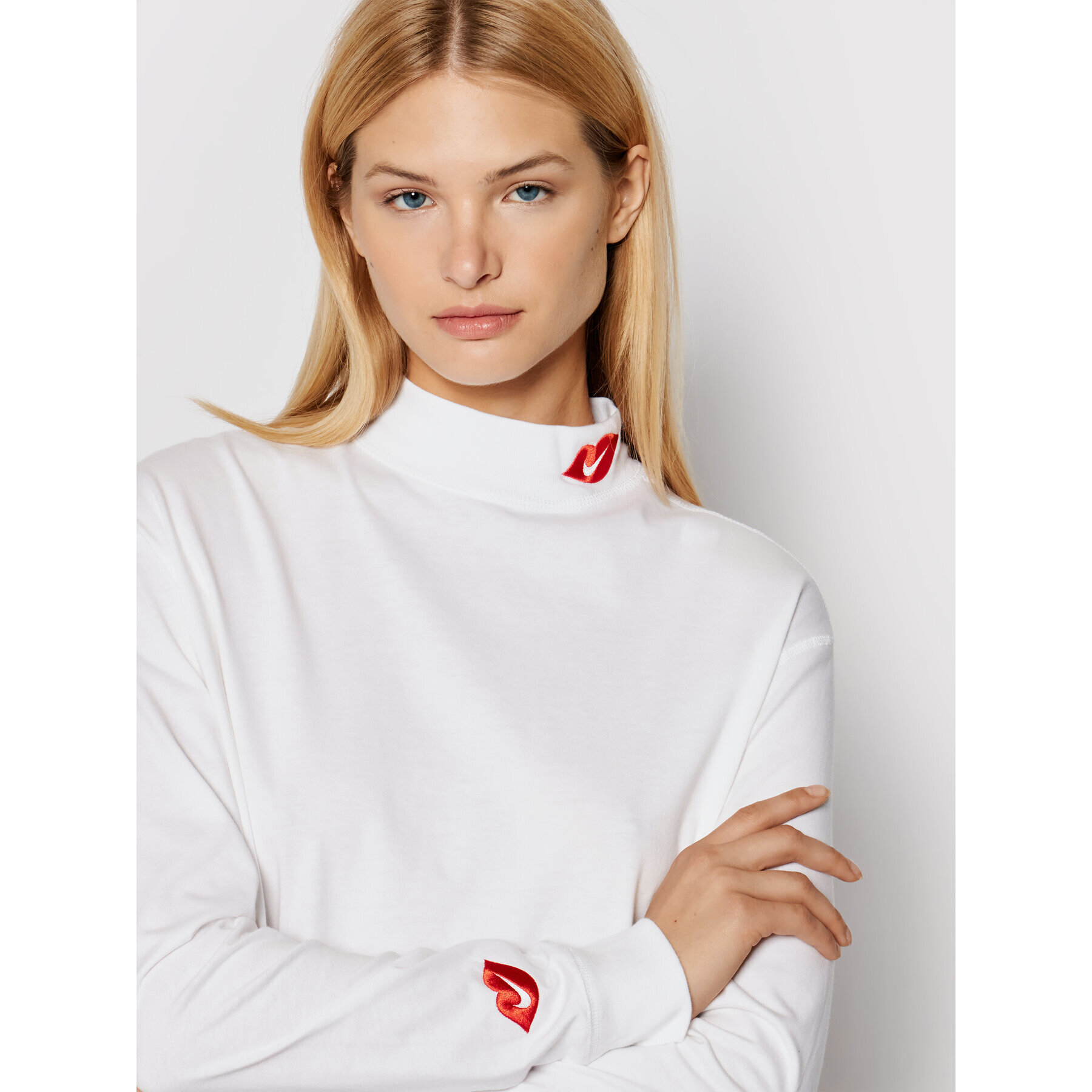 Nike Блуза Sportswear DB9735 Бял Loose Fit - Pepit.bg