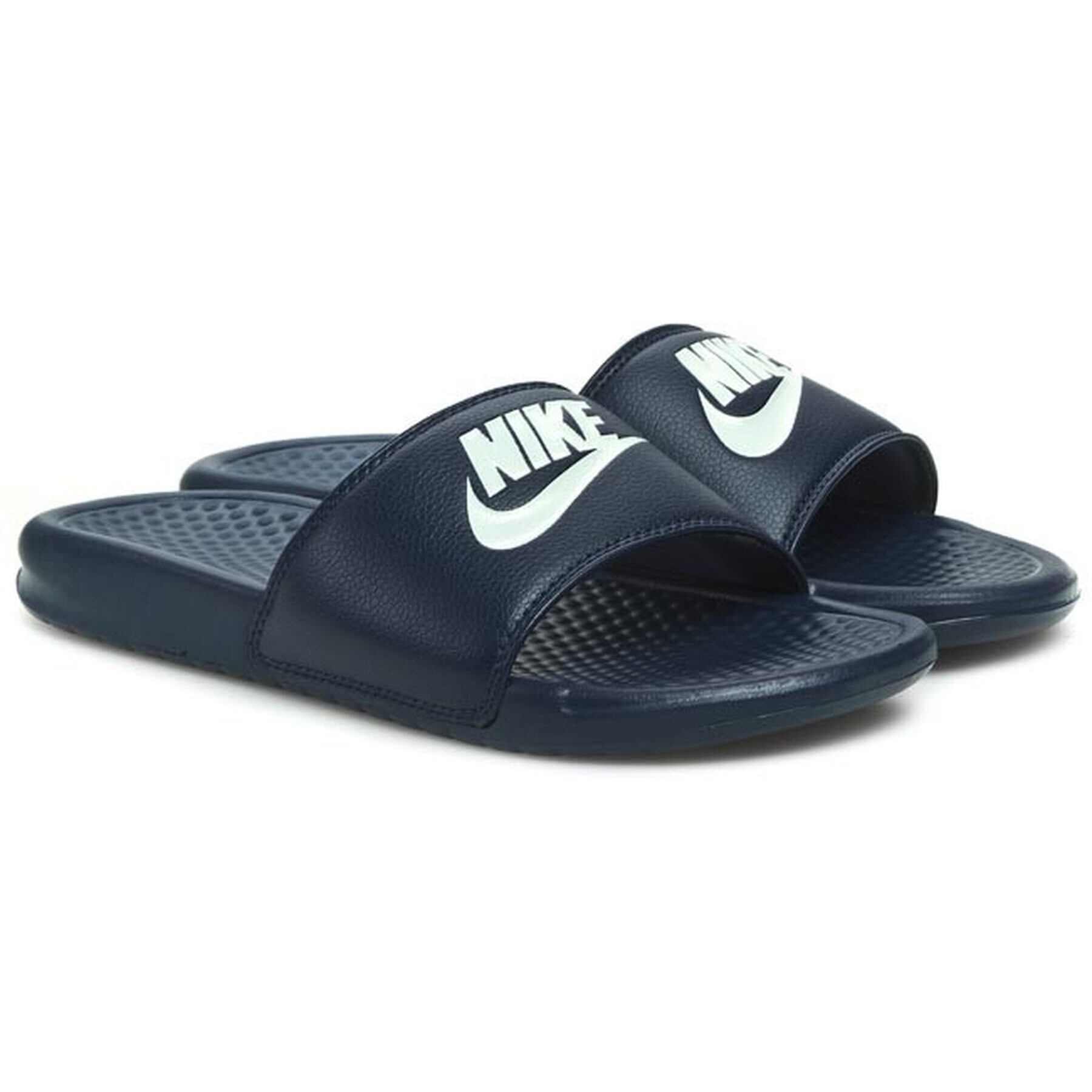 Nike Чехли Benassi JDI 343880 403 Тъмносин - Pepit.bg