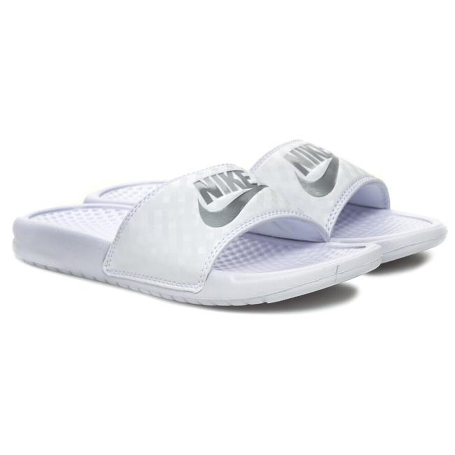 Nike Чехли Benassi Jdi 343881 102 Бял - Pepit.bg