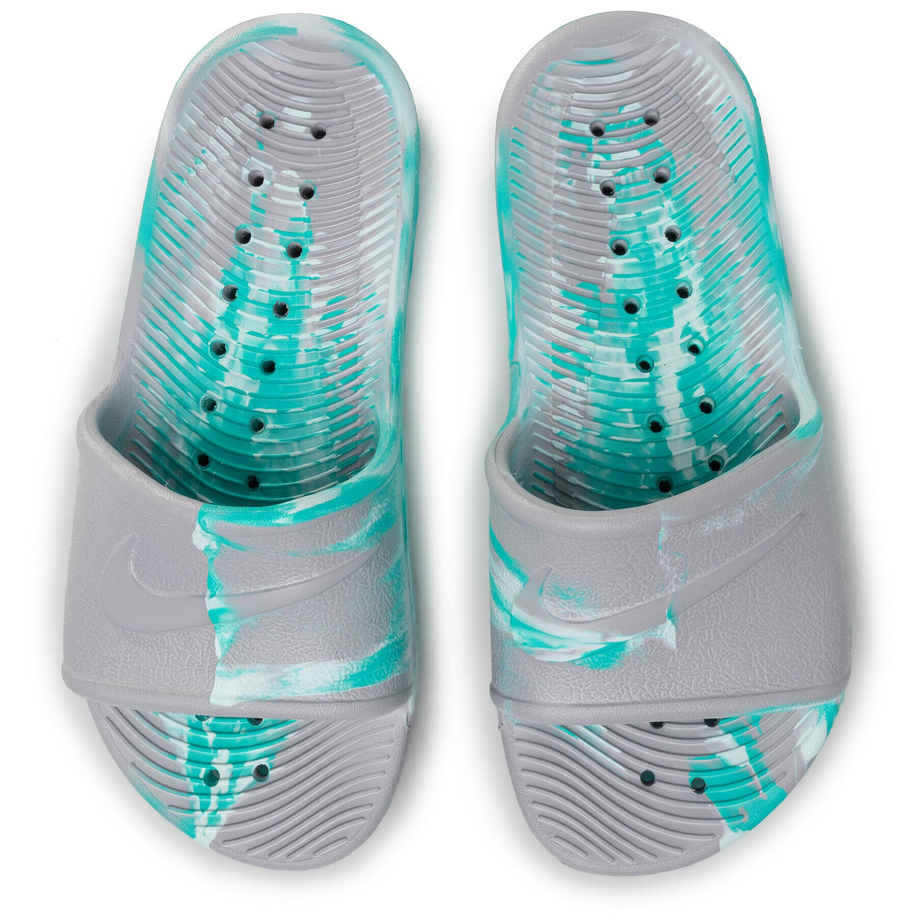 Nike Чехли Kawa Shower Marble BQ9066 001 Сив - Pepit.bg